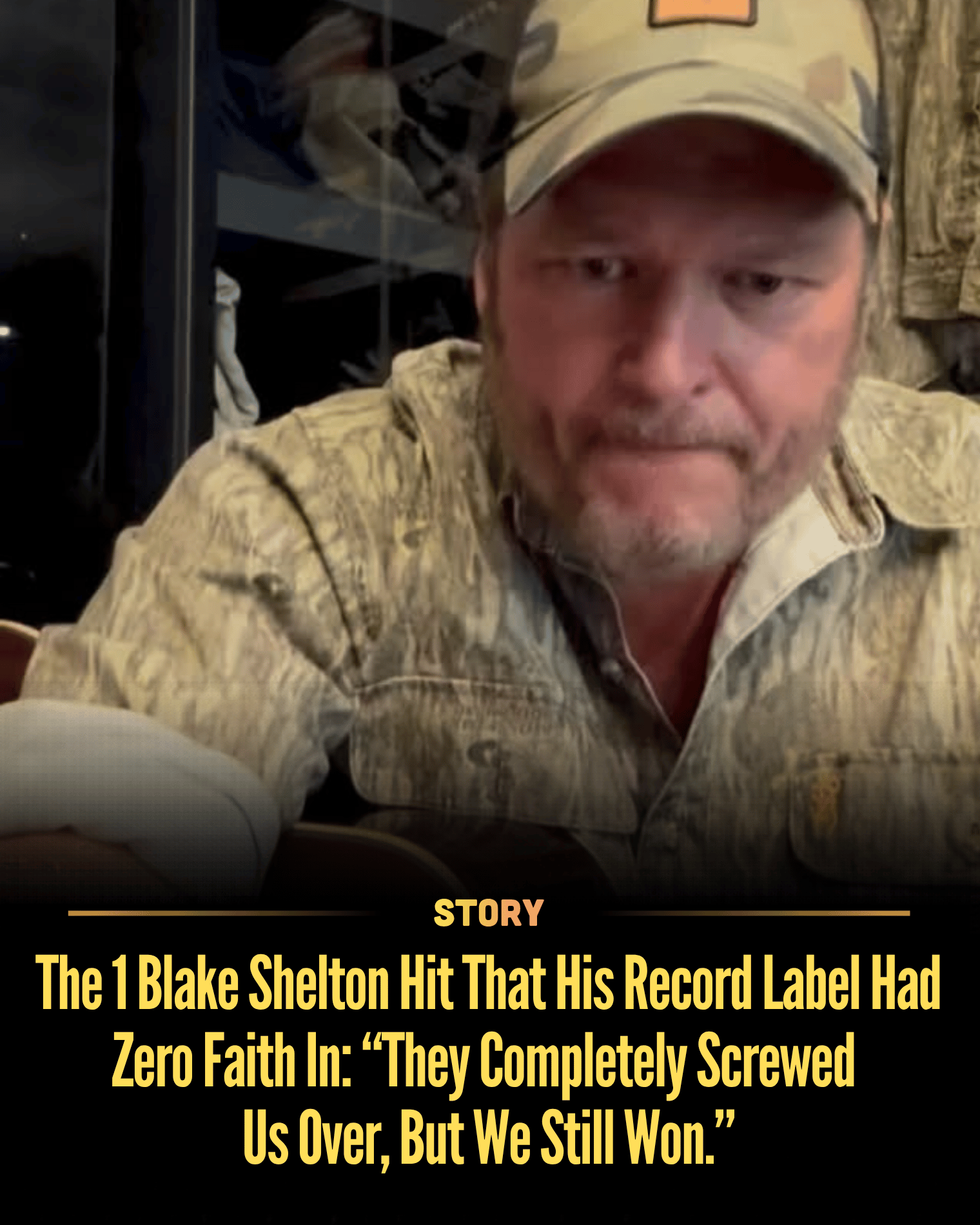 The 1 Blake Shelton Hit That His Record Label Had Zero Faith In: “They Completely Screwed Us Over, But We Still Won.”