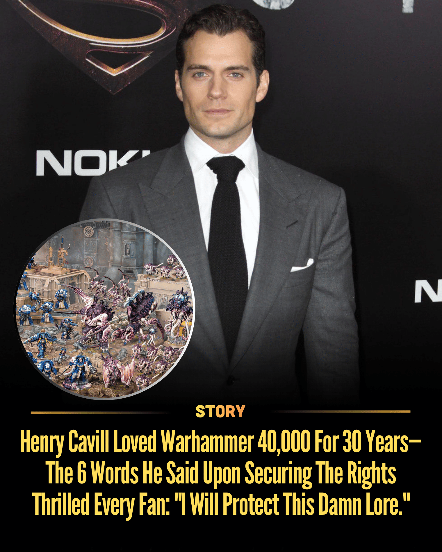Henry Cavill Loved Warhammer 40,000 For 30 Years—The 6 Words He Said Upon Securing The Rights Thrilled Every Fan: “I Will Protect This Damn Lore.”