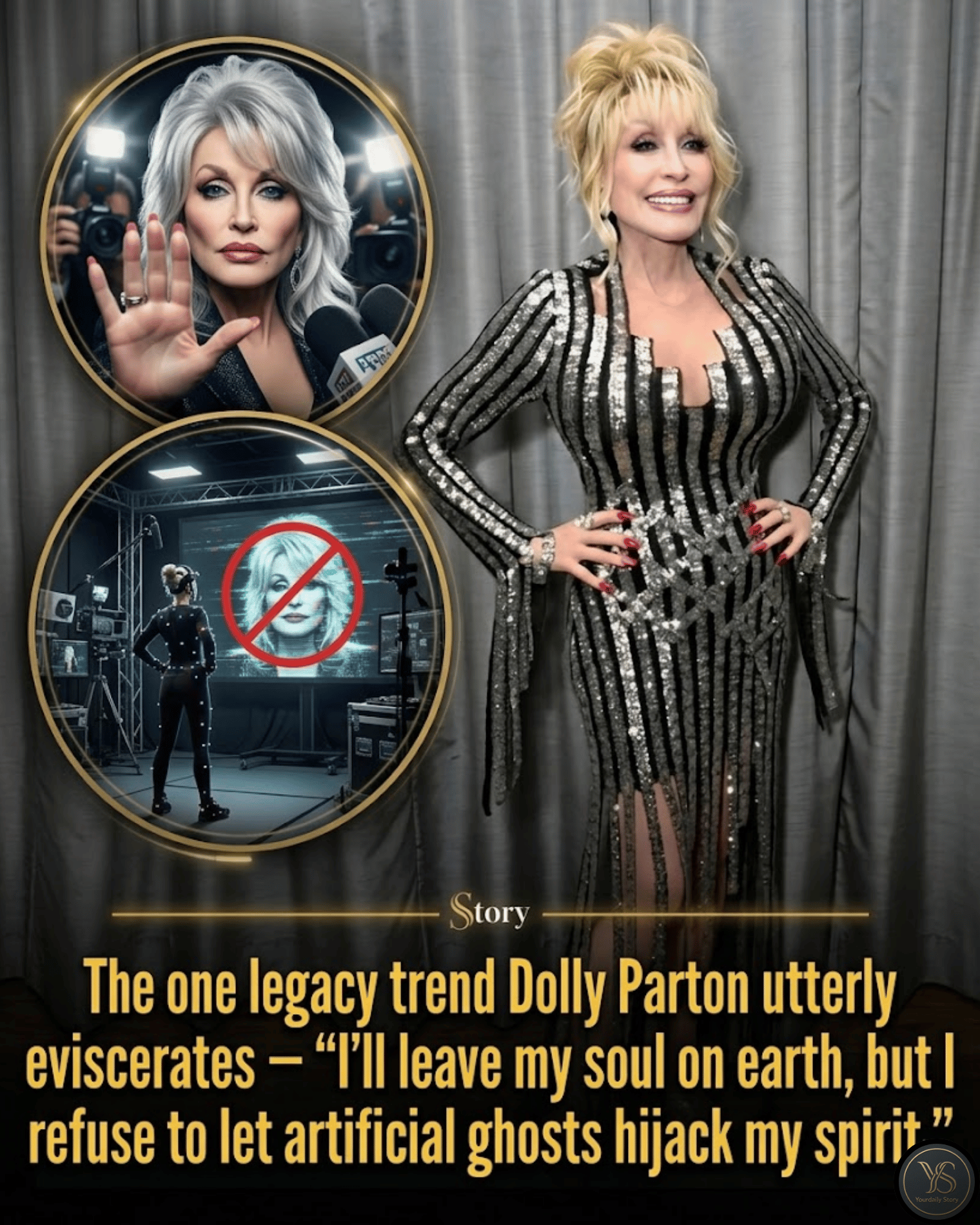 The one legacy trend Dolly Parton utterly eviscerates — “I’ll leave my soul on earth, but I refuse to let artificial ghosts hijack my spirit.”
