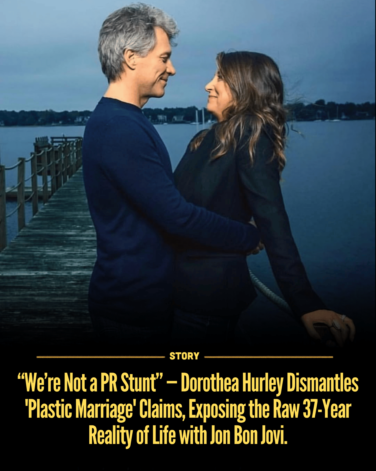 “We’re Not a PR Stunt” — Dorothea Hurley Dismantles ‘Plastic Marriage’ Claims, Exposing the Raw 37-Year Reality of Life with Jon Bon Jovi.