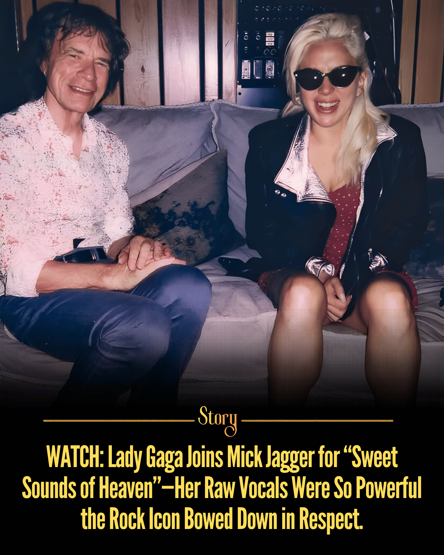 WATCH: Lady Gaga Joins Mick Jagger for “Sweet Sounds of Heaven”—Her Raw Vocals Were So Powerful the Rock Icon Bowed Down in Respect.