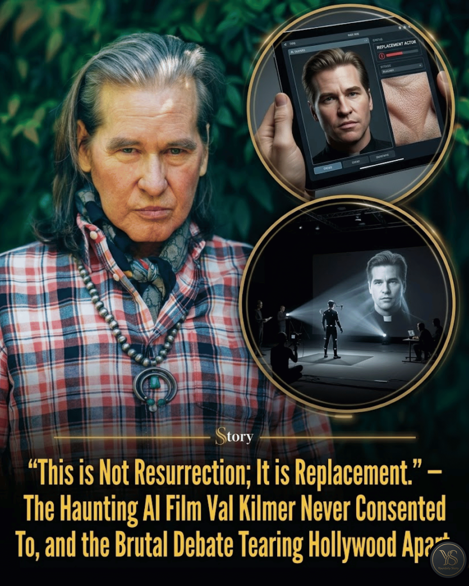 “This is Not Resurrection; It is Replacement.” — The Haunting AI Film Val Kilmer Never Consented To, and the Brutal Debate Tearing Hollywood Apart.