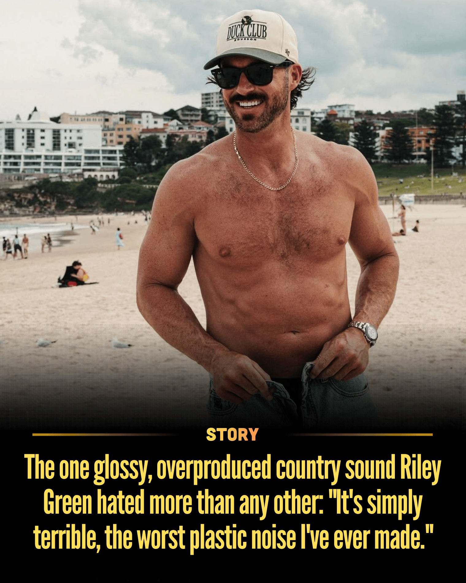 The one glossy, overproduced country sound Riley Green hated more than any other: “It’s simply terrible, the worst plastic noise I’ve ever made.”