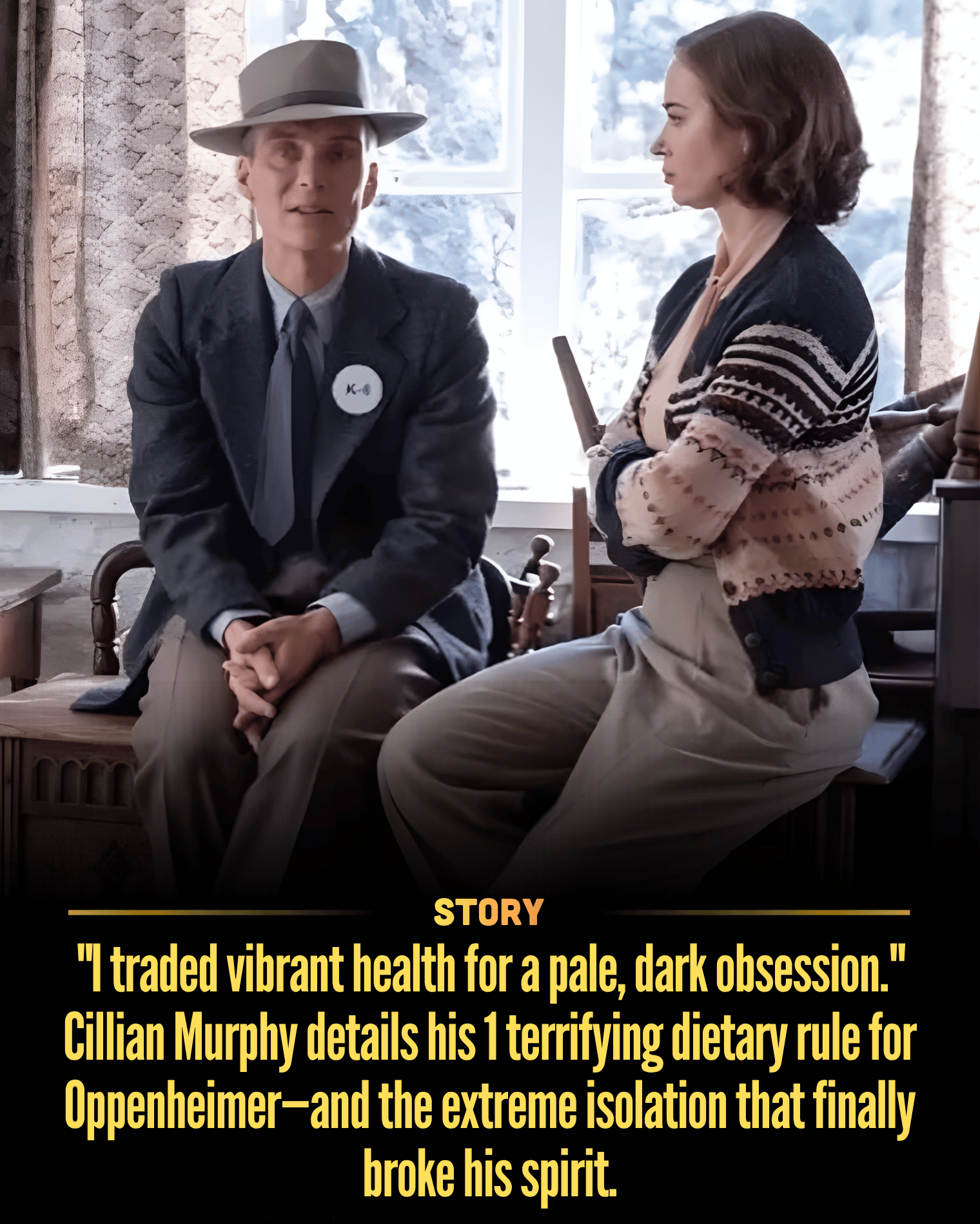 “I traded vibrant health for a pale, dark obsession.” Cillian Murphy details his 1 terrifying dietary rule for Oppenheimer—and the extreme isolation that finally broke his spirit.