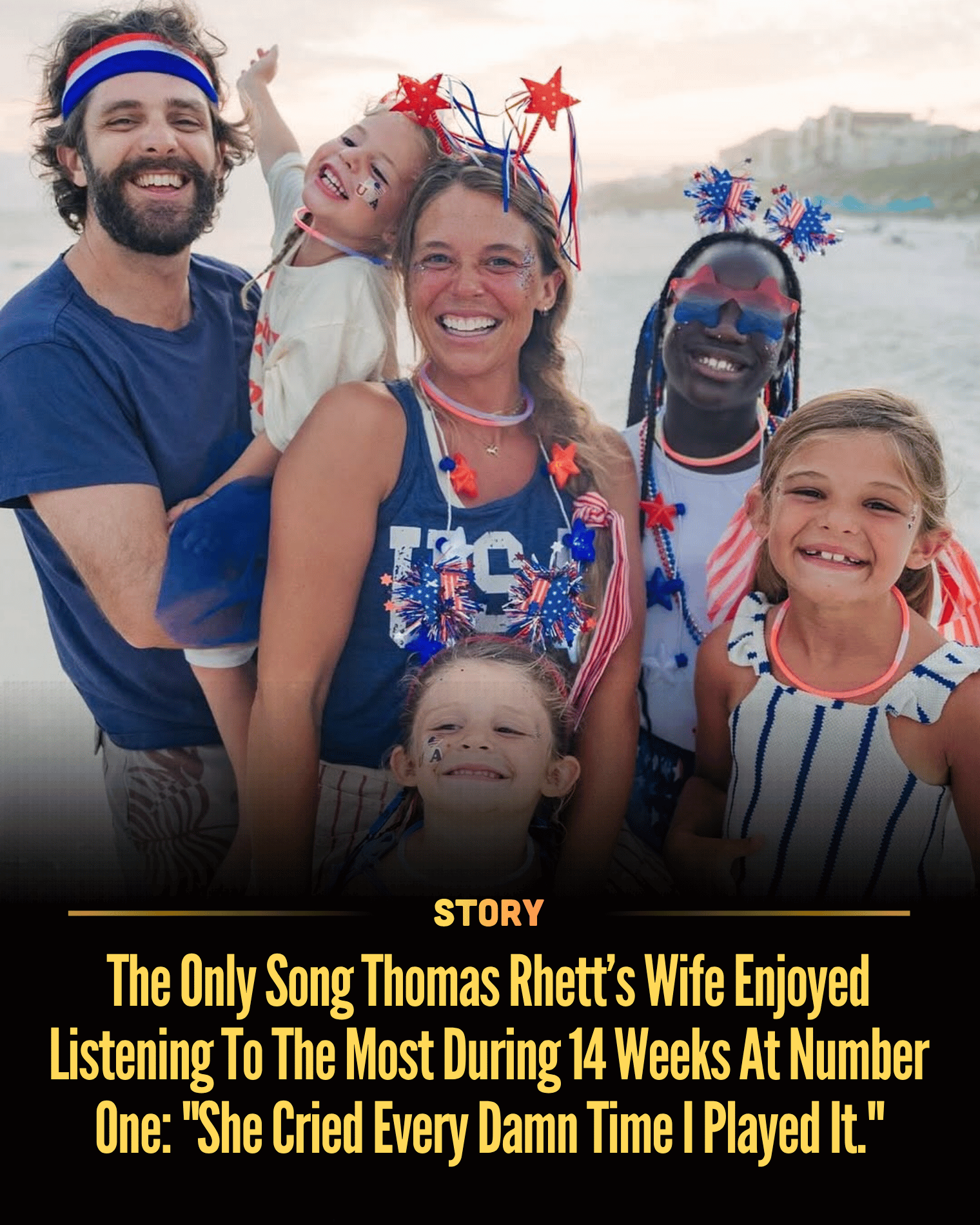 The Only Song Thomas Rhett’s Wife Enjoyed Listening To The Most During 14 Weeks At Number One: “She Cried Every Damn Time I Played It.”