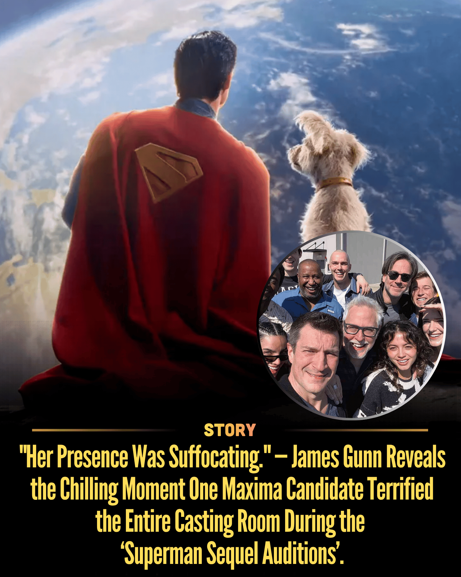 “Her Presence Was Suffocating.” — James Gunn Reveals the Chilling Moment One Maxima Candidate Terrified the Entire Casting Room During the Superman Sequel Auditions.