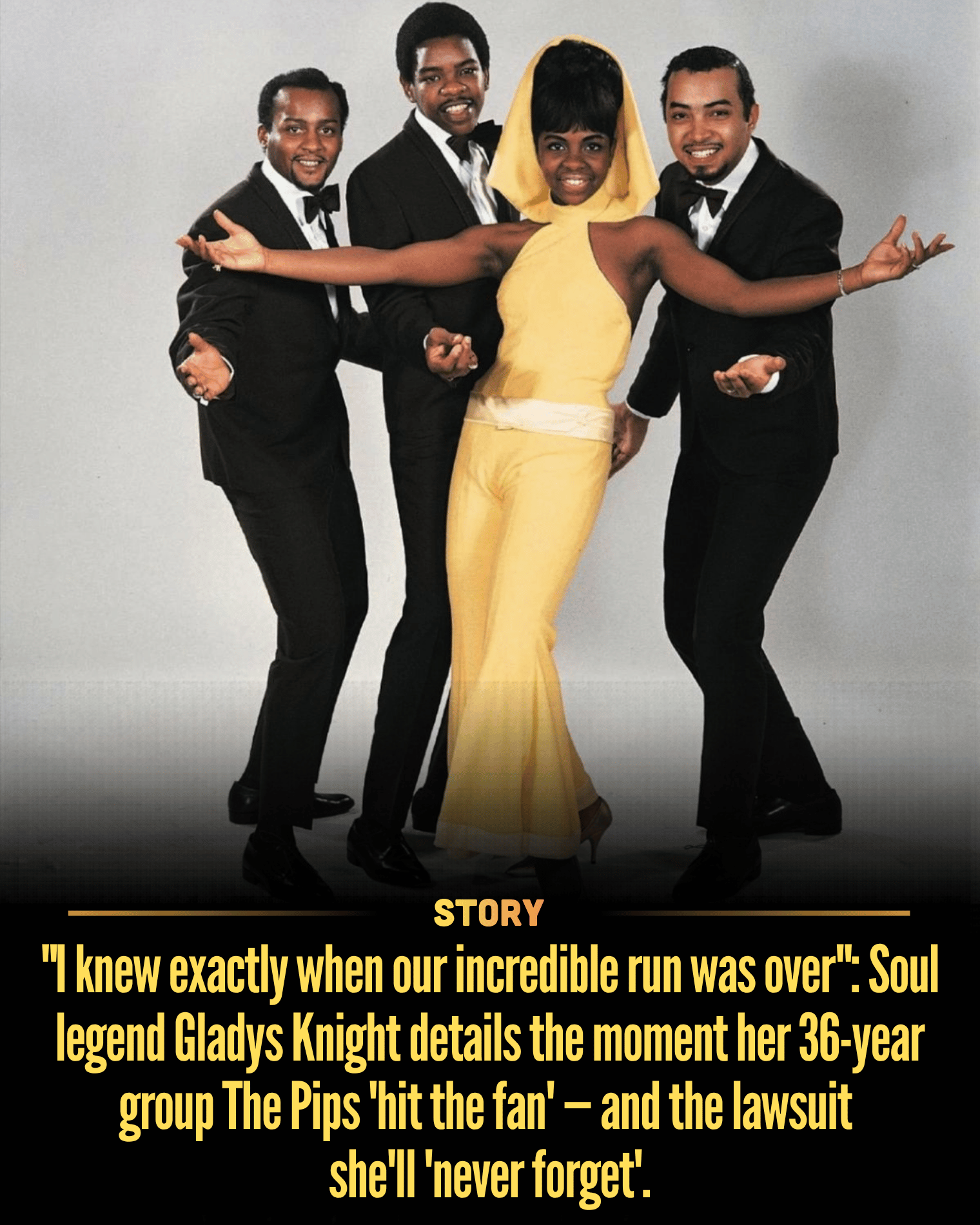 “I knew exactly when our incredible run was over”: Soul legend Gladys Knight details the moment her 36-year group The Pips ‘hit the fan’ — and the lawsuit she’ll ‘never forget’.
