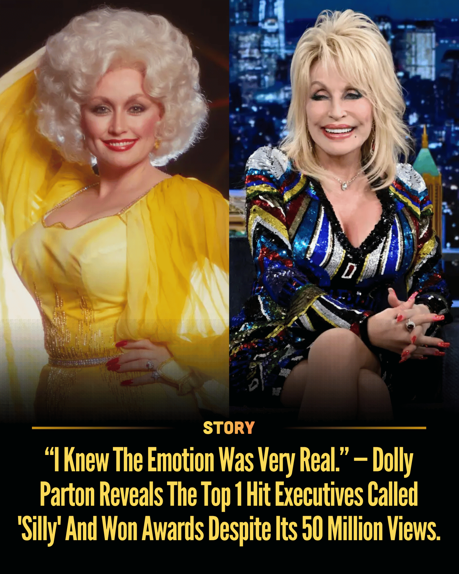 “I Knew The Emotion Was Very Real.” — Dolly Parton Reveals The Top 1 Hit Executives Called ‘Silly’ And Won Awards Despite Its 50 Million Views.