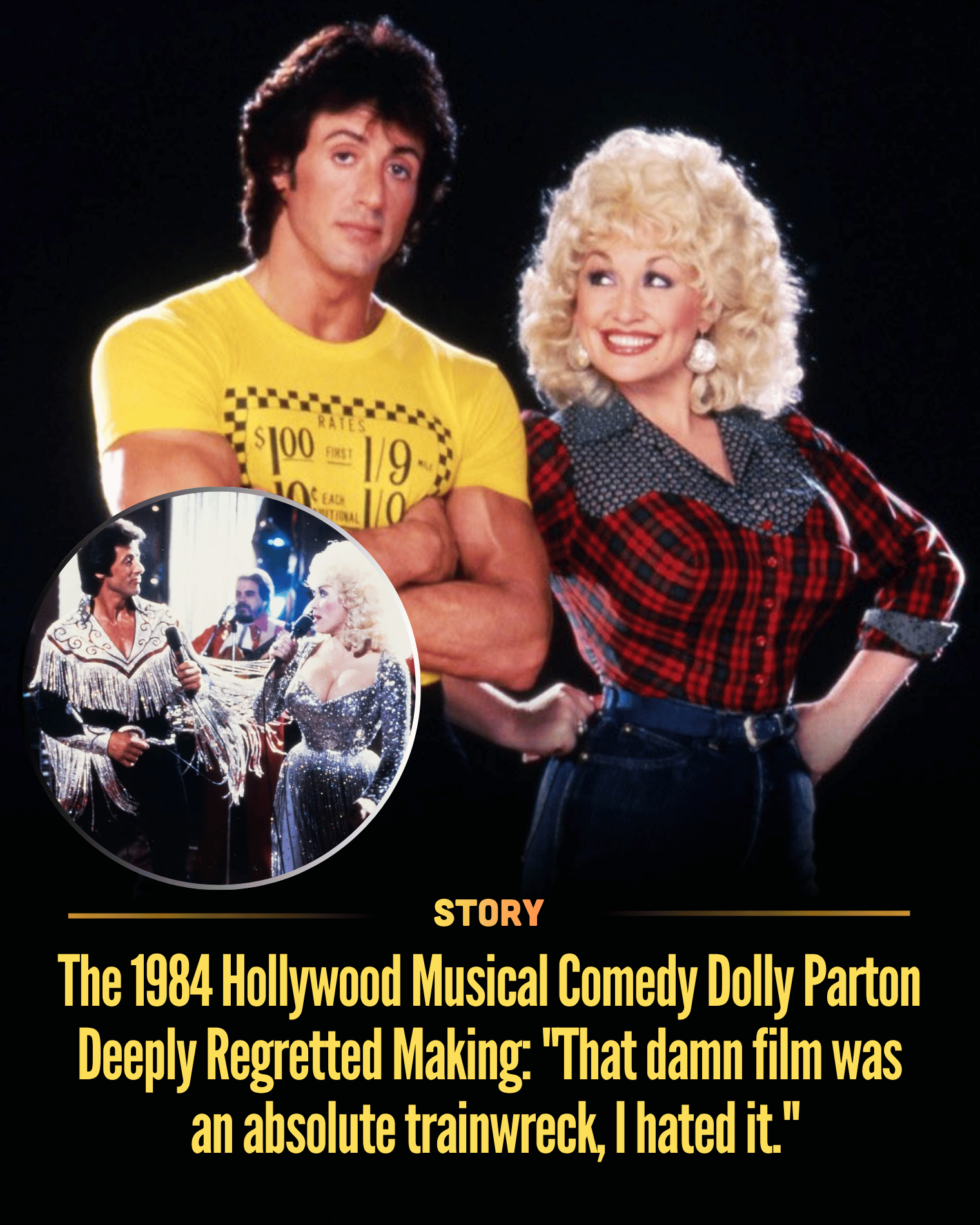 The 1984 Hollywood Musical Comedy Dolly Parton Deeply Regretted Making: “That damn film was an absolute trainwreck, I hated it.”