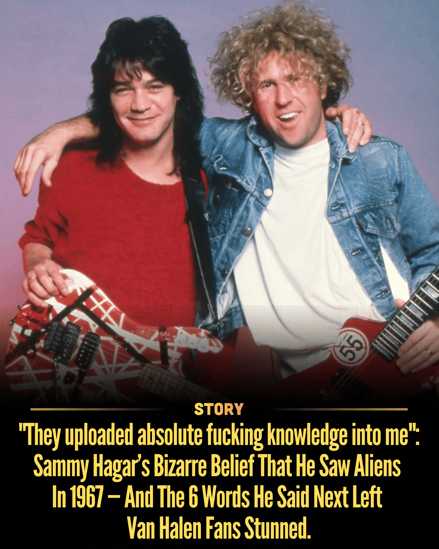 “They uploaded absolute fucking knowledge into me”: Sammy Hagar’s Bizarre Belief That He Saw Aliens In 1967 — And The 6 Words He Said Next Left Van Halen Fans Stunned.