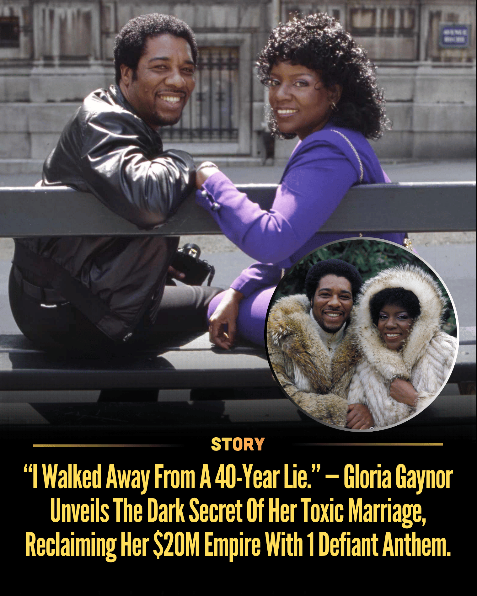 “I Walked Away From A 40-Year Lie.” — Gloria Gaynor Unveils The Dark Secret Of Her Toxic Marriage, Reclaiming Her $20M Empire With 1 Defiant Anthem.