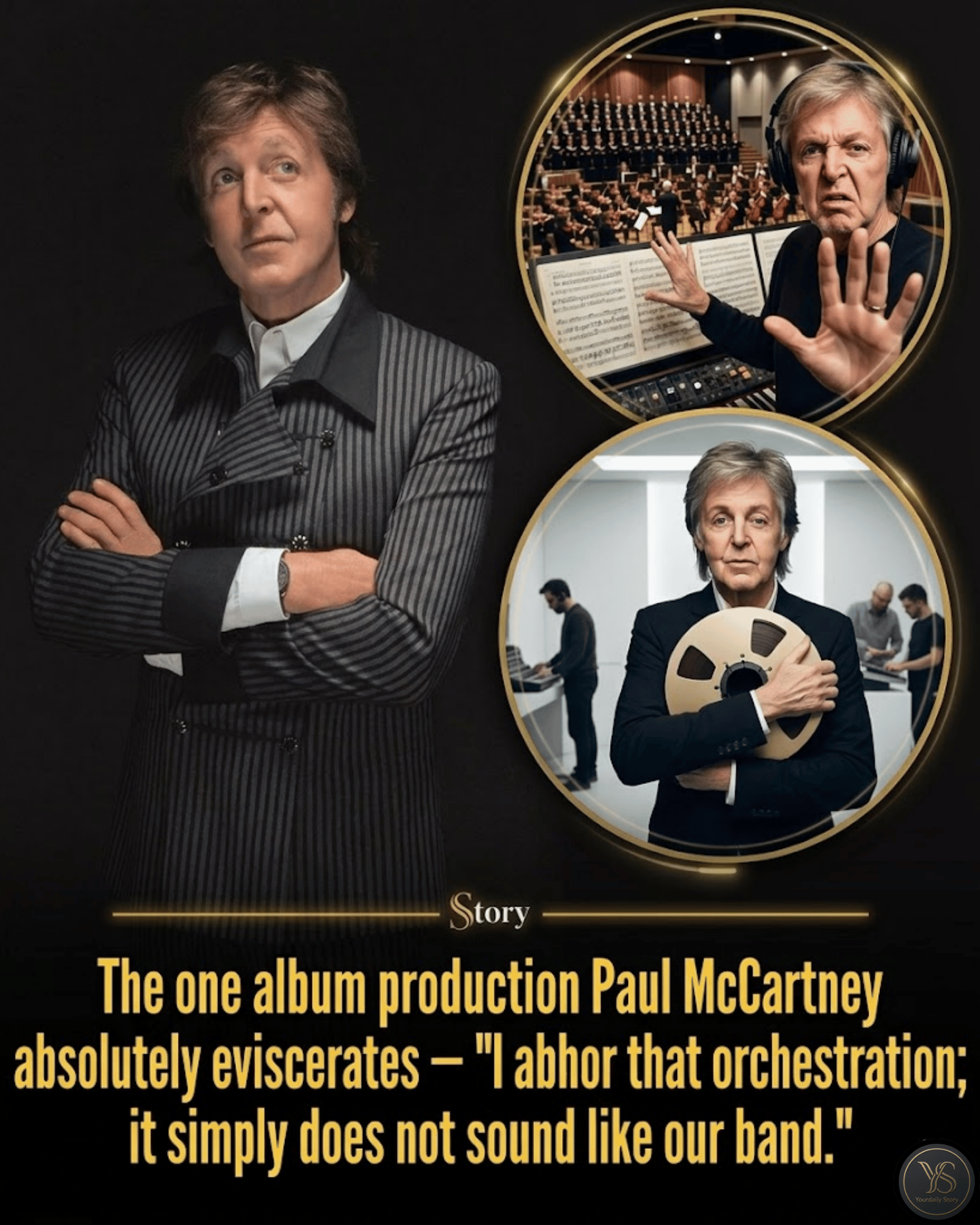 The one album production Paul McCartney absolutely eviscerates — “I abhor that orchestration; it simply does not sound like our band.”