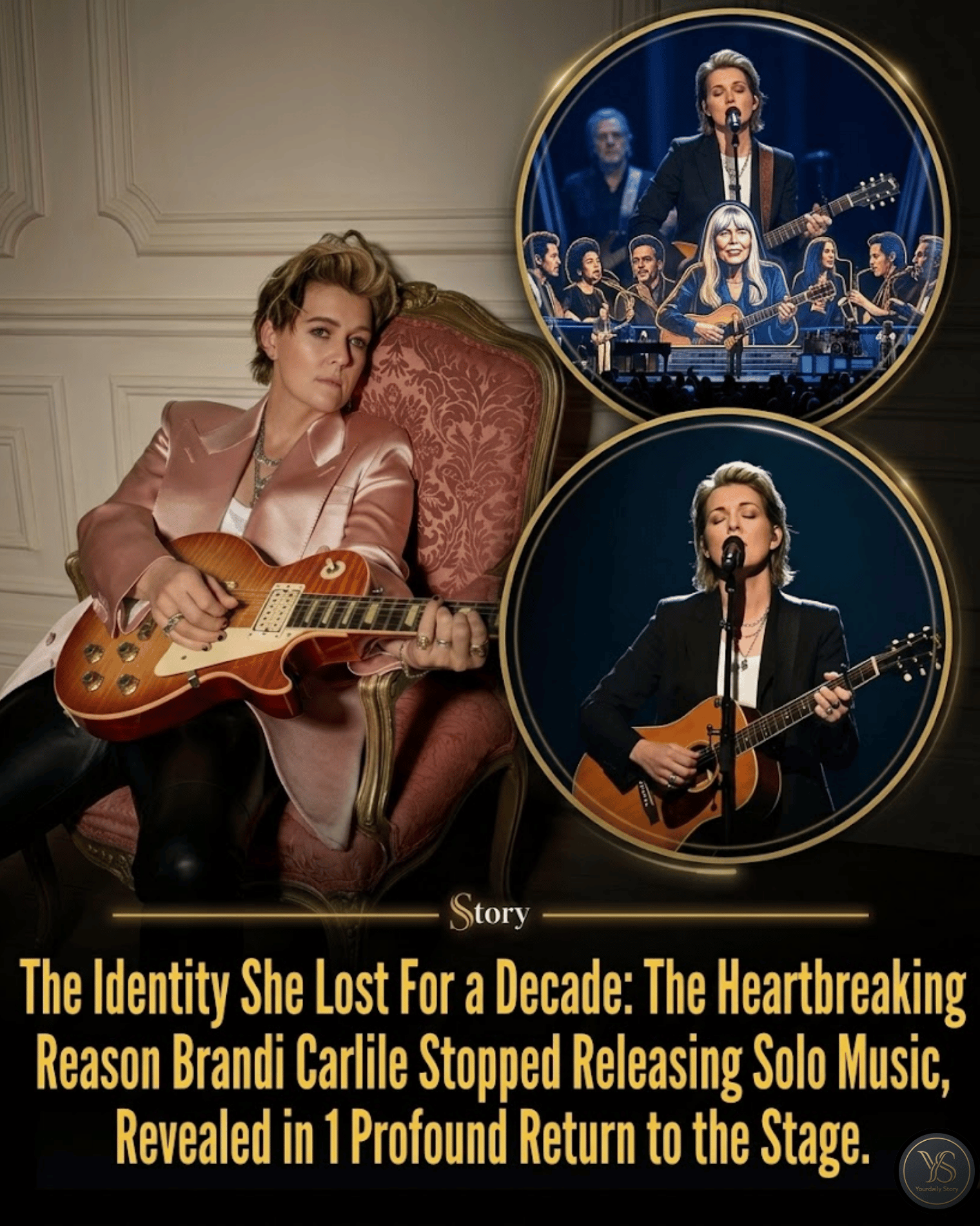 The Identity She Lost For a Decade: The Heartbreaking Reason Brandi Carlile Stopped Releasing Solo Music, Revealed in 1 Profound Return to the Stage.
