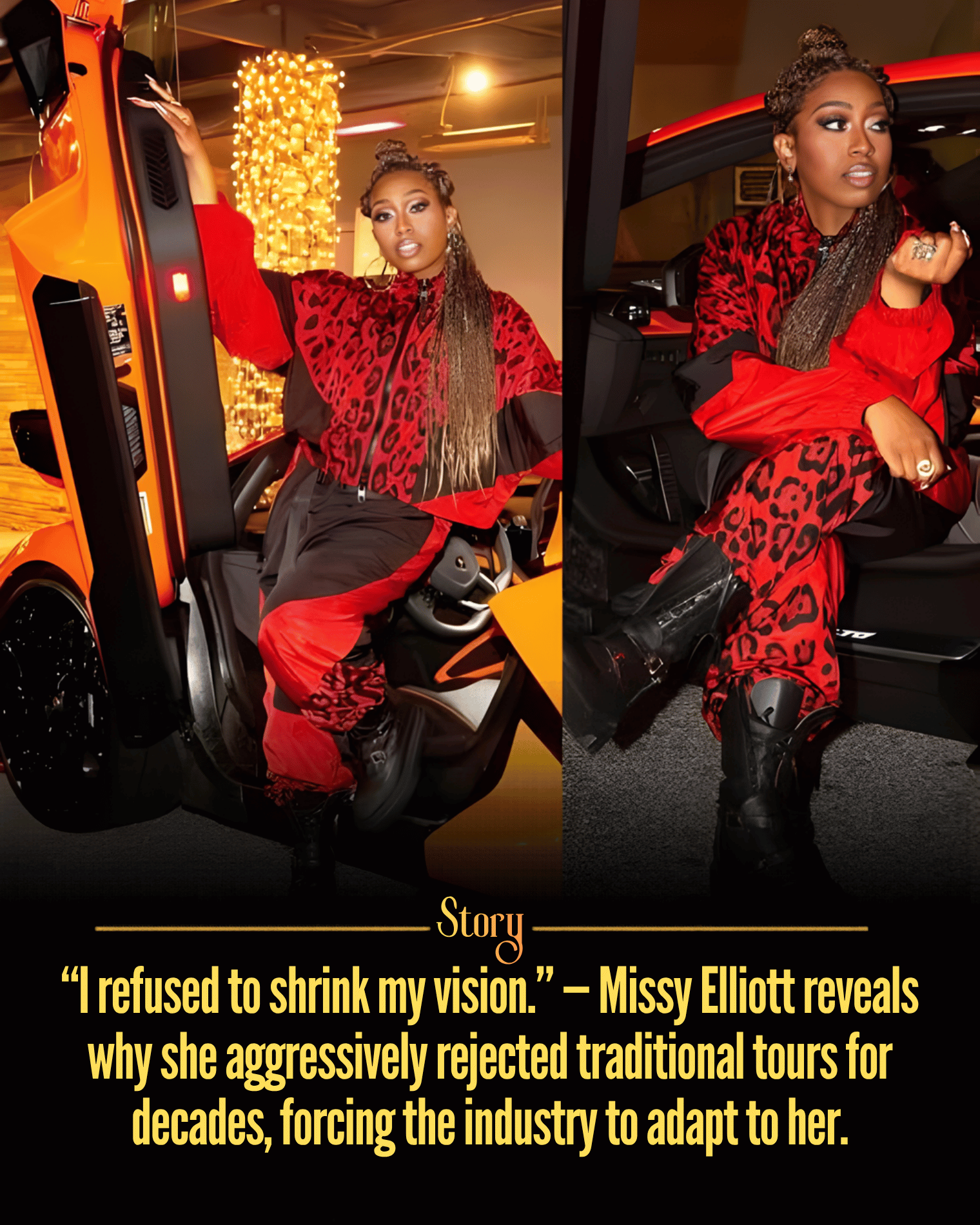 “I refused to shrink my vision.” — Missy Elliott reveals why she aggressively rejected traditional tours for decades, forcing the industry to adapt to her.