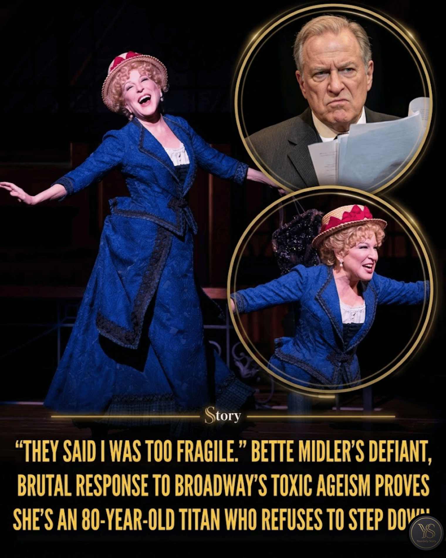 “They said I was too fragile.” Bette Midler’s defiant, brutal response to Broadway’s toxic ageism proves she’s an 80-year-old titan who refuses to step down.
