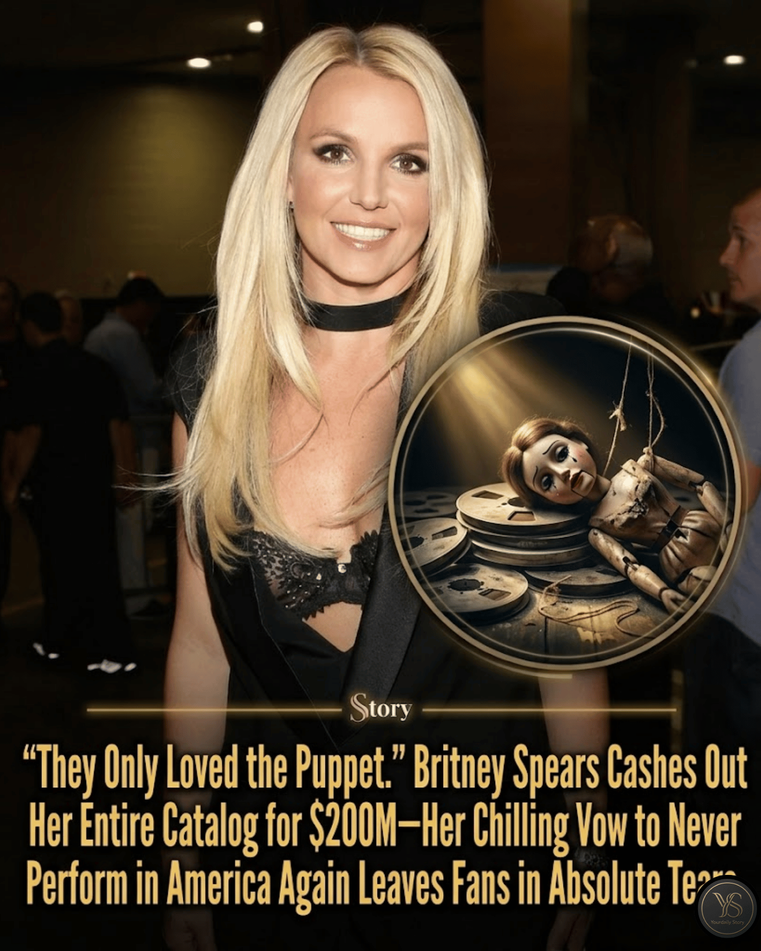 “They Only Loved the Puppet.” Britney Spears Cashes Out Her Entire Catalog for $200M—Her Chilling Vow to Never Perform in America Again Leaves Fans in Absolute Tears.