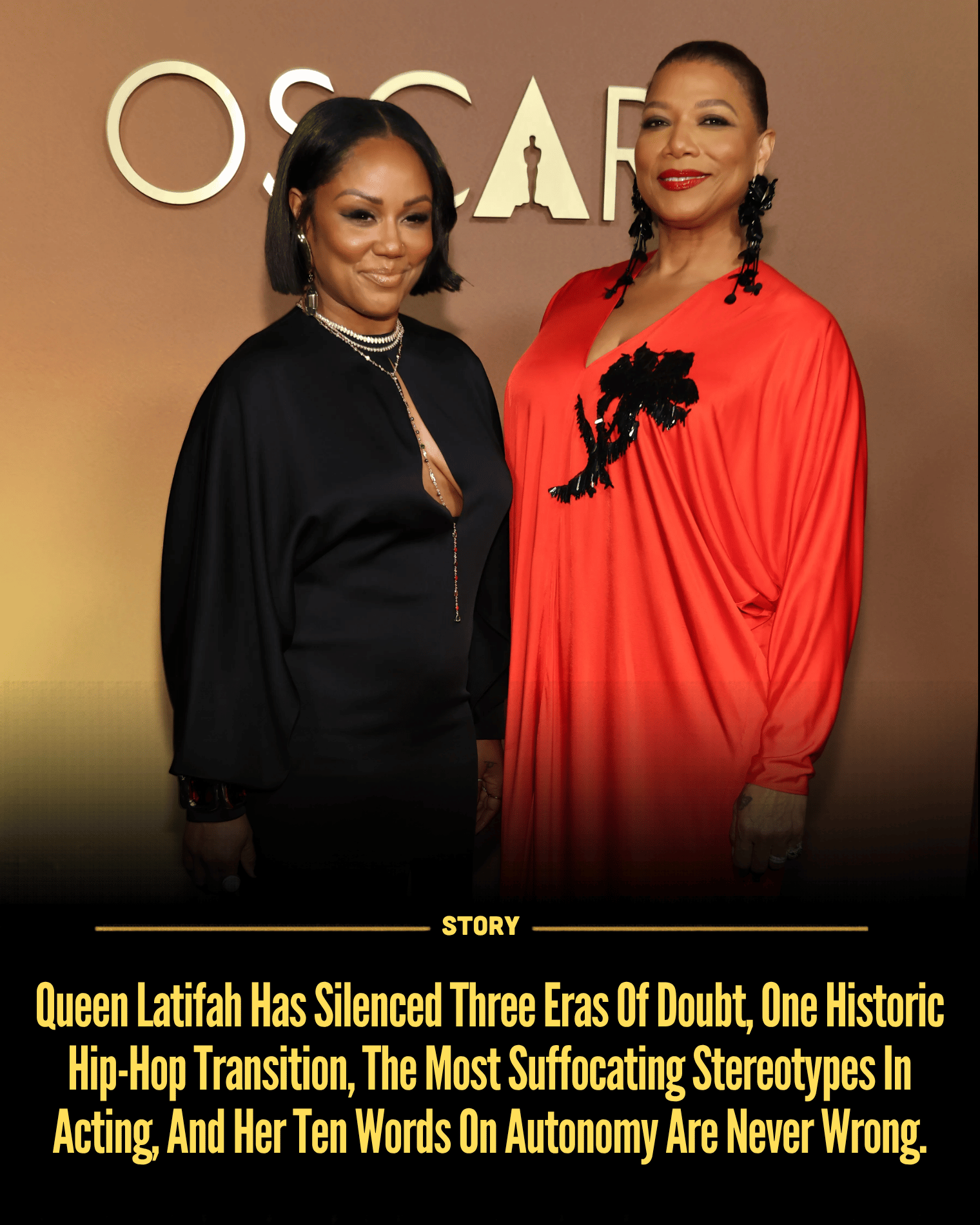 Queen Latifah Has Silenced Three Eras Of Doubt, One Historic Hip-Hop Transition, The Most Suffocating Stereotypes In Acting, And Her Ten Words On Autonomy Are Never Wrong.