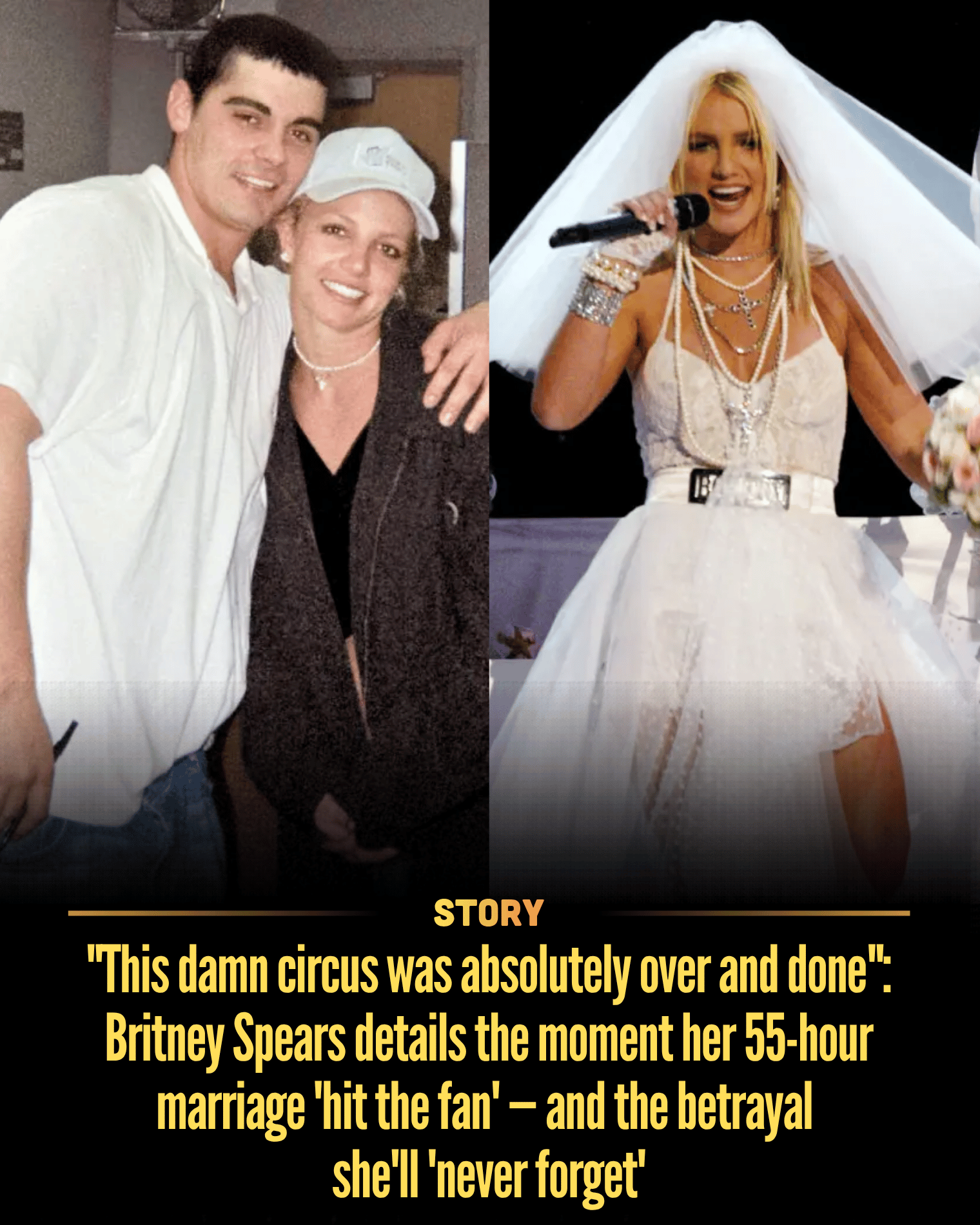 “This damn circus was absolutely over and done”: Britney Spears details the moment her 55-hour marriage ‘hit the fan’ — and the betrayal she’ll ‘never forget’