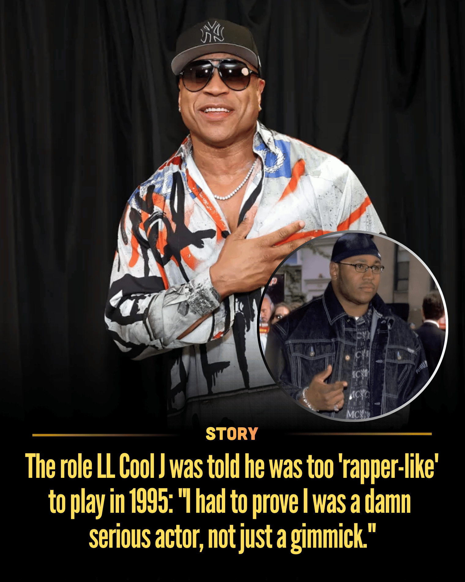 The role LL Cool J was told he was too ‘rapper-like’ to play in 1995: “I had to prove I was a damn serious actor, not just a gimmick.”