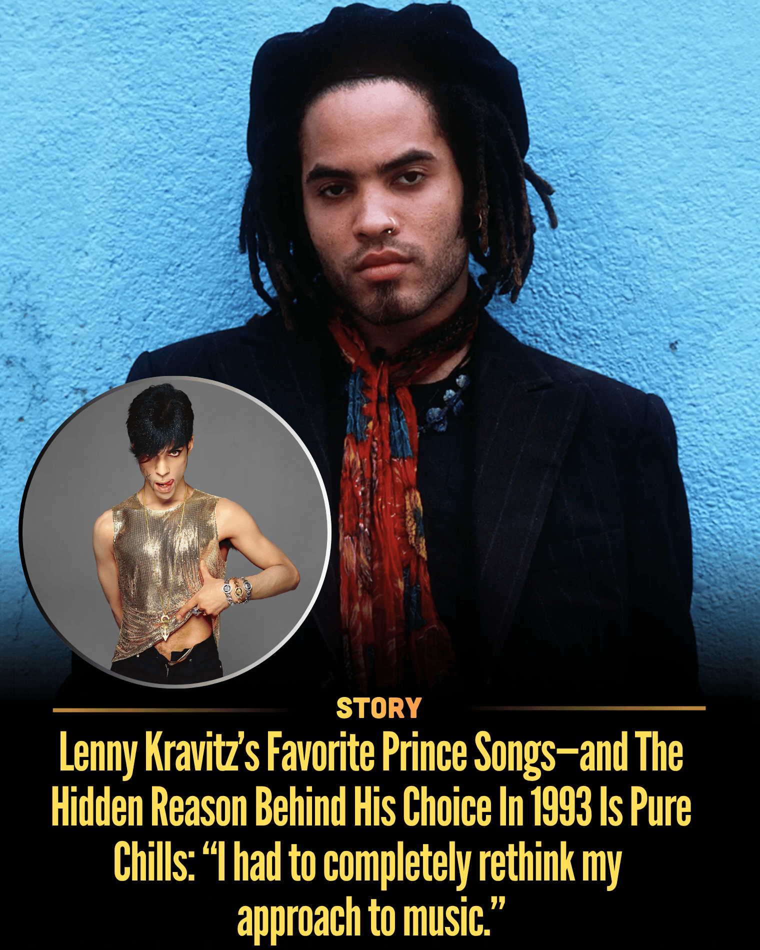 Lenny Kravitz’s Favorite Prince Songs—and The Hidden Reason Behind His Choice In 1993 Is Pure Chills: “I had to completely rethink my approach to music.”