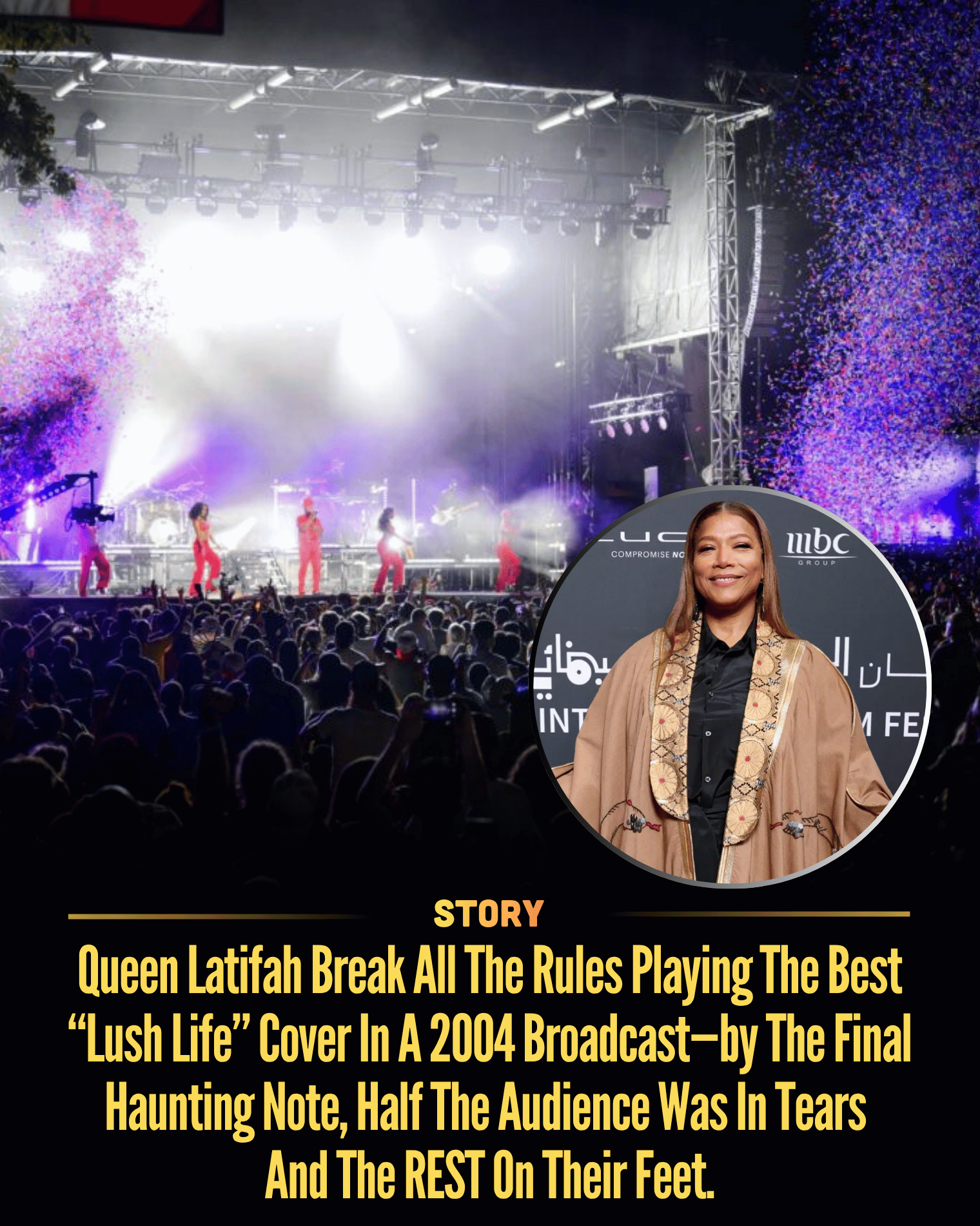 Queen Latifah Break All The Rules Playing The Best “Lush Life” Cover In A 2004 Broadcast—by The Final Haunting Note, Half The Audience Was In Tears And The REST On Their Feet.
