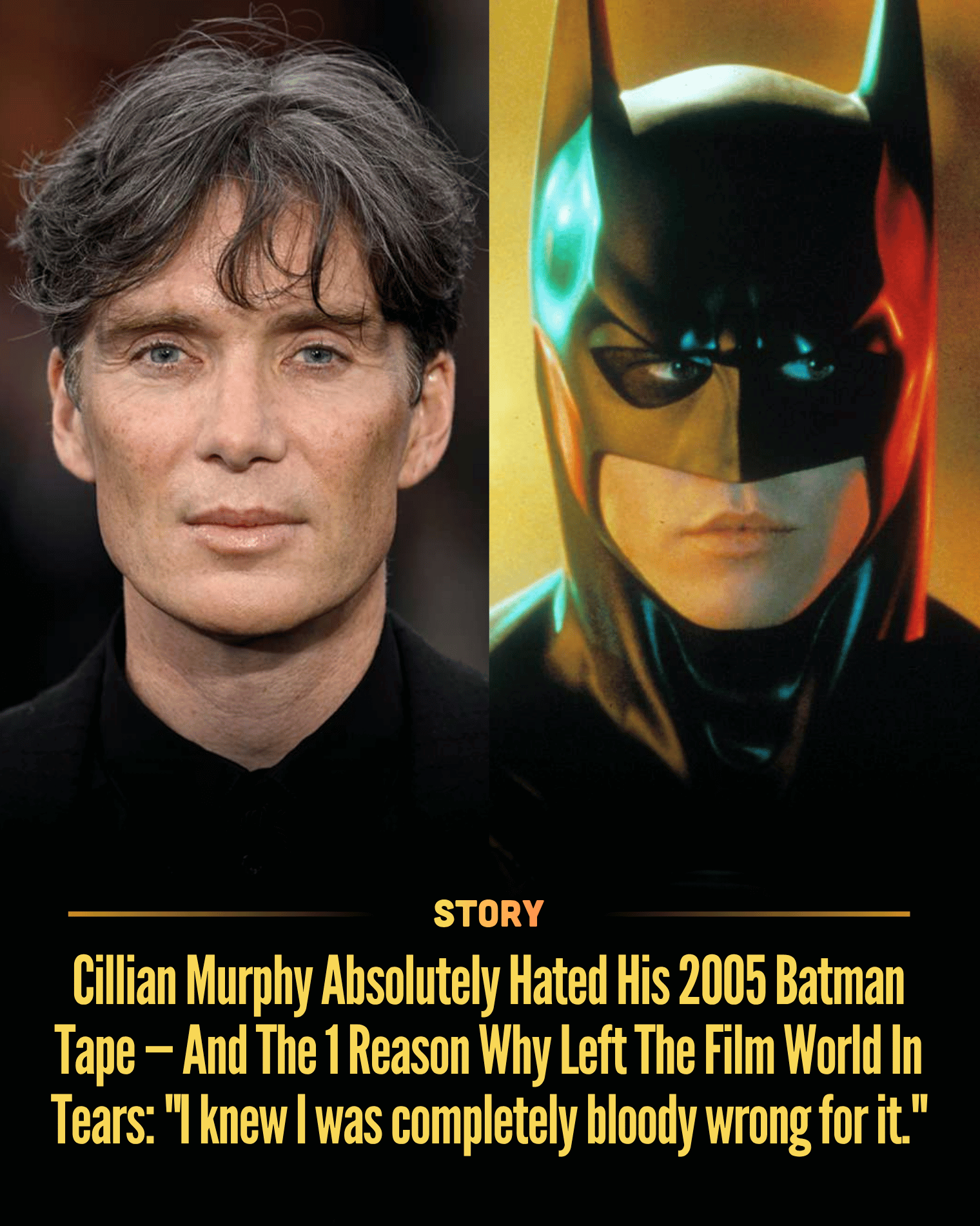 Cillian Murphy Absolutely Hated His 2005 Batman Tape — And The 1 Reason Why Left The Film World In Tears: “I knew I was completely bloody wrong for it.”