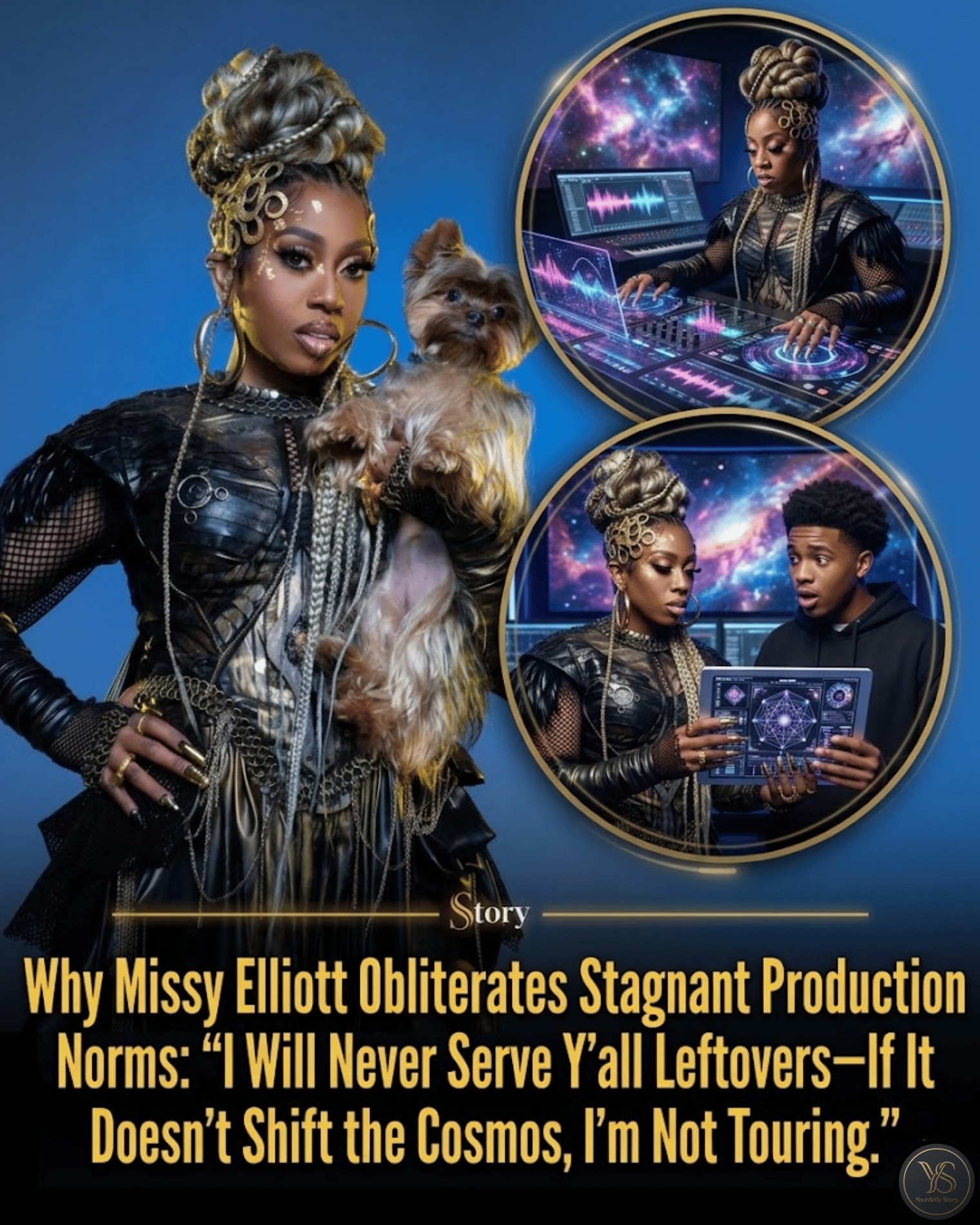 Why Missy Elliott Obliterates Stagnant Production Norms: “I Will Never Serve Y’all Leftovers—If It Doesn’t Shift the Cosmos, I’m Not Touring.”