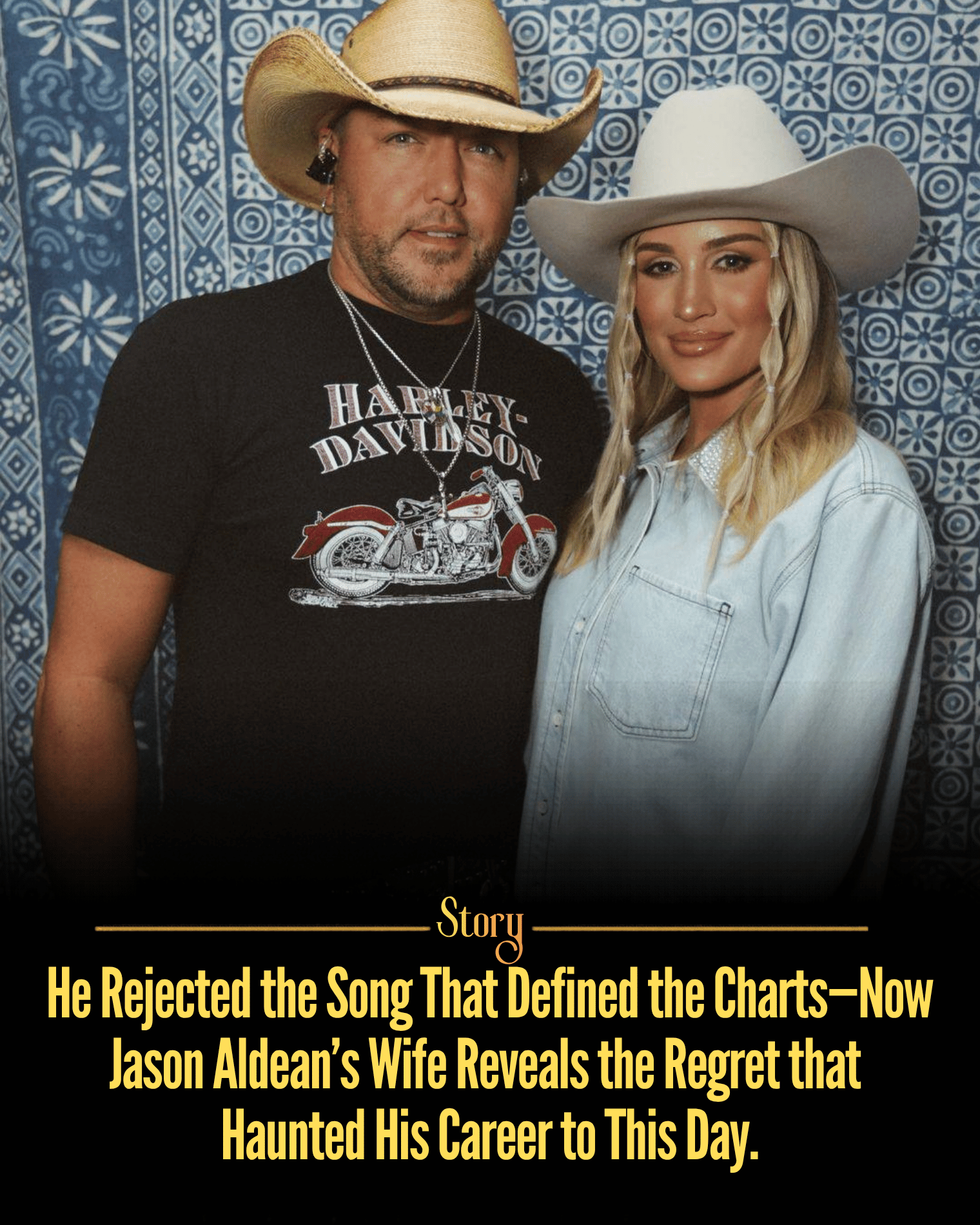 He Rejected the Song That Defined the Charts—Now Jason Aldean’s Wife Reveals the Regret that Haunted His Career to This Day.