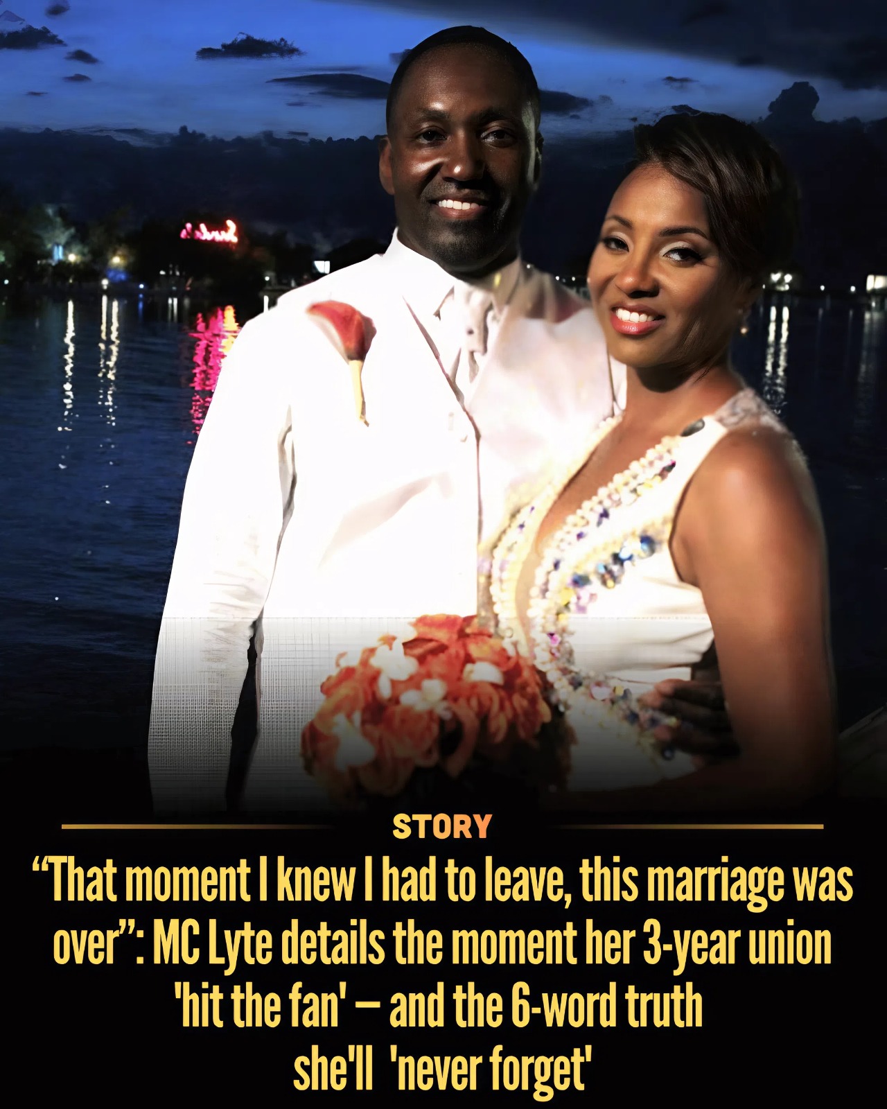 “That moment I knew I had to leave, this marriage was over”: MC Lyte details the moment her 3-year union ‘hit the fan’ — and the 6-word truth she’ll ‘never forget’