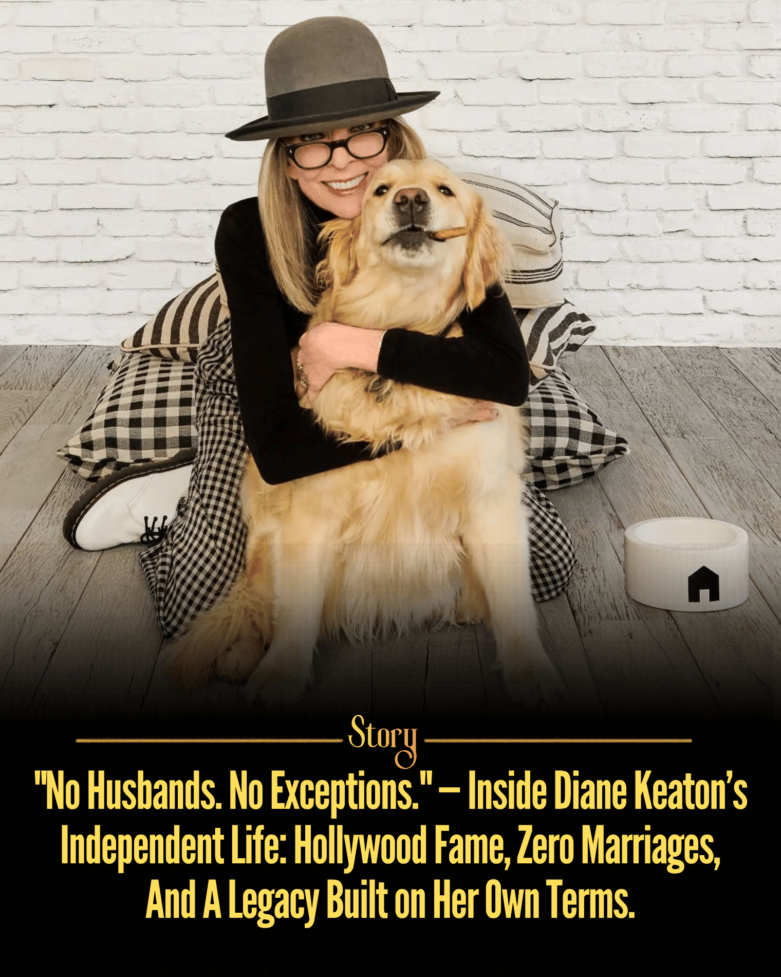 “No Husbands. No Exceptions.” — Inside Diane Keaton’s Independent Life: Hollywood Fame, Zero Marriages, And A Legacy Built on Her Own Terms.
