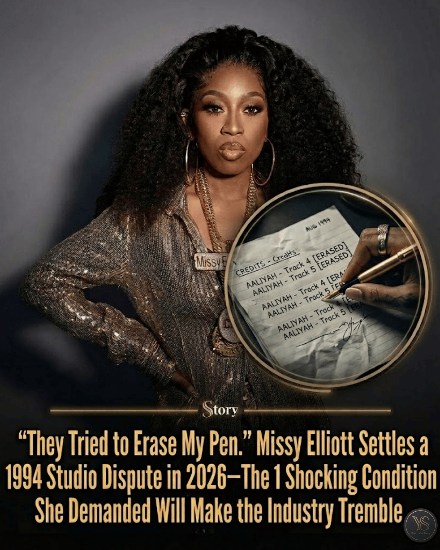 “They Tried to Erase My Pen.” Missy Elliott Settles a 1994 Studio Dispute in 2026—The 1 Shocking Condition She Demanded Will Make the Industry Tremble.