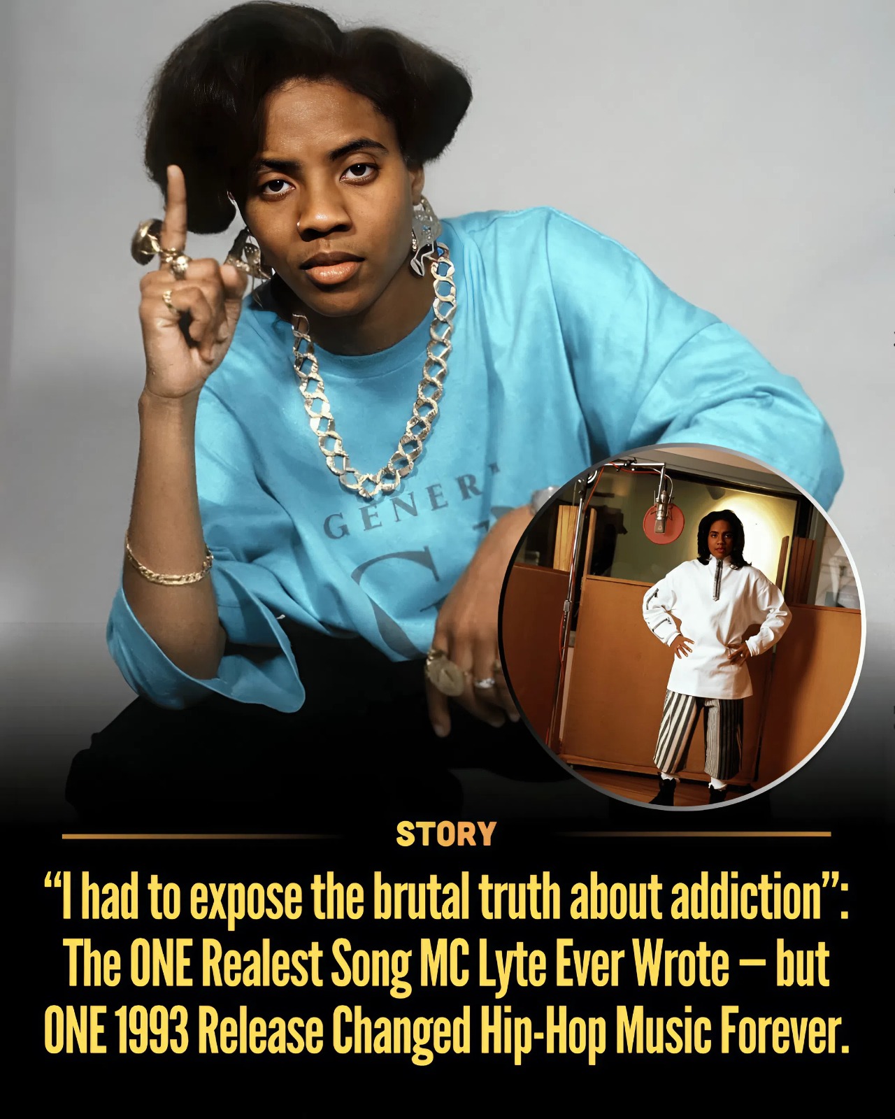 “I had to expose the brutal truth about addiction”: The ONE Realest Song MC Lyte Ever Wrote — but ONE 1993 Release Changed Hip-Hop Music Forever.