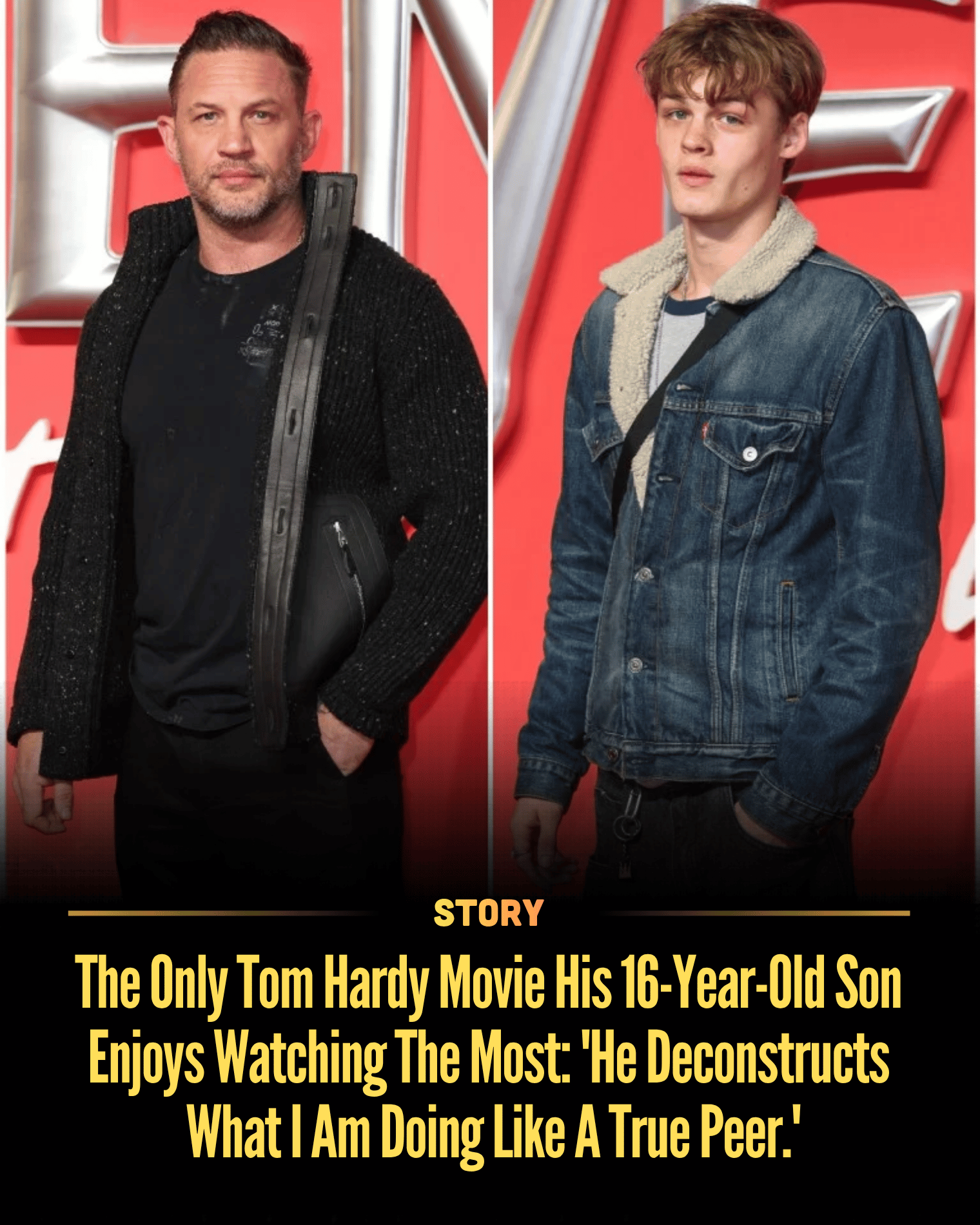 The Only Tom Hardy Movie His 16-Year-Old Son Enjoys Watching The Most: ‘He Deconstructs What I Am Doing Like A True Peer.’