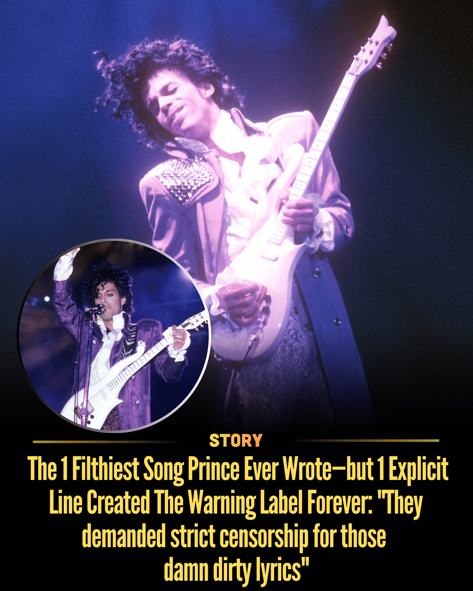 The 1 Filthiest Song Prince Ever Wrote—but 1 Explicit Line Created The Warning Label Forever: “They demanded strict censorship for those damn dirty lyrics”
