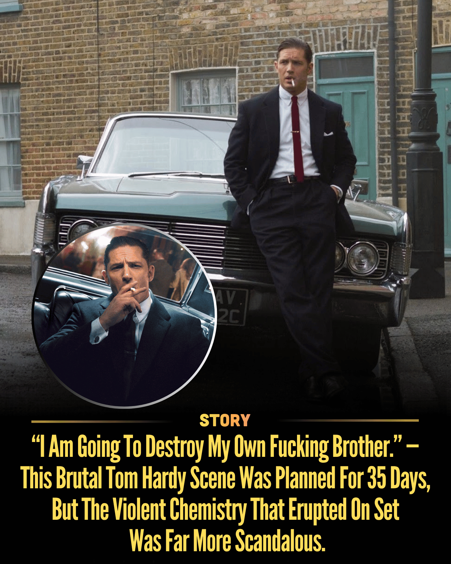 “I Am Going To Destroy My Own Fucking Brother.” — This Brutal Tom Hardy Scene Was Planned For 35 Days, But The Violent Chemistry That Erupted On Set Was Far More Scandalous.