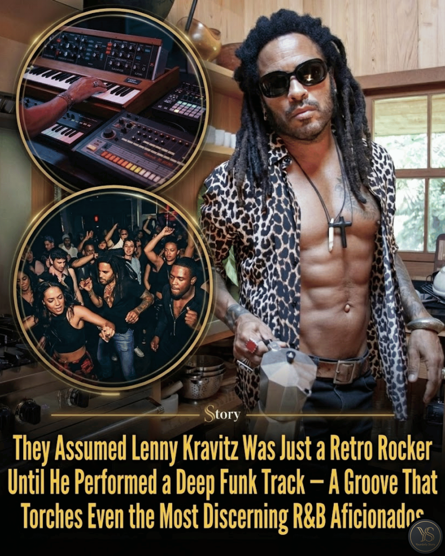 They Assumed Lenny Kravitz Was Just a Retro Rocker Until He Performed a Deep Funk Track — A Groove That Torches Even the Most Discerning R&B Aficionados