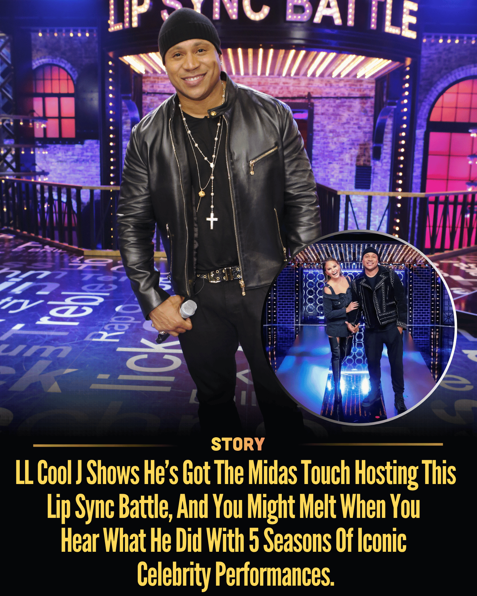 LL Cool J Shows He’s Got The Midas Touch Hosting This Lip Sync Battle, And You Might Melt When You Hear What He Did With 5 Seasons Of Iconic Celebrity Performances.