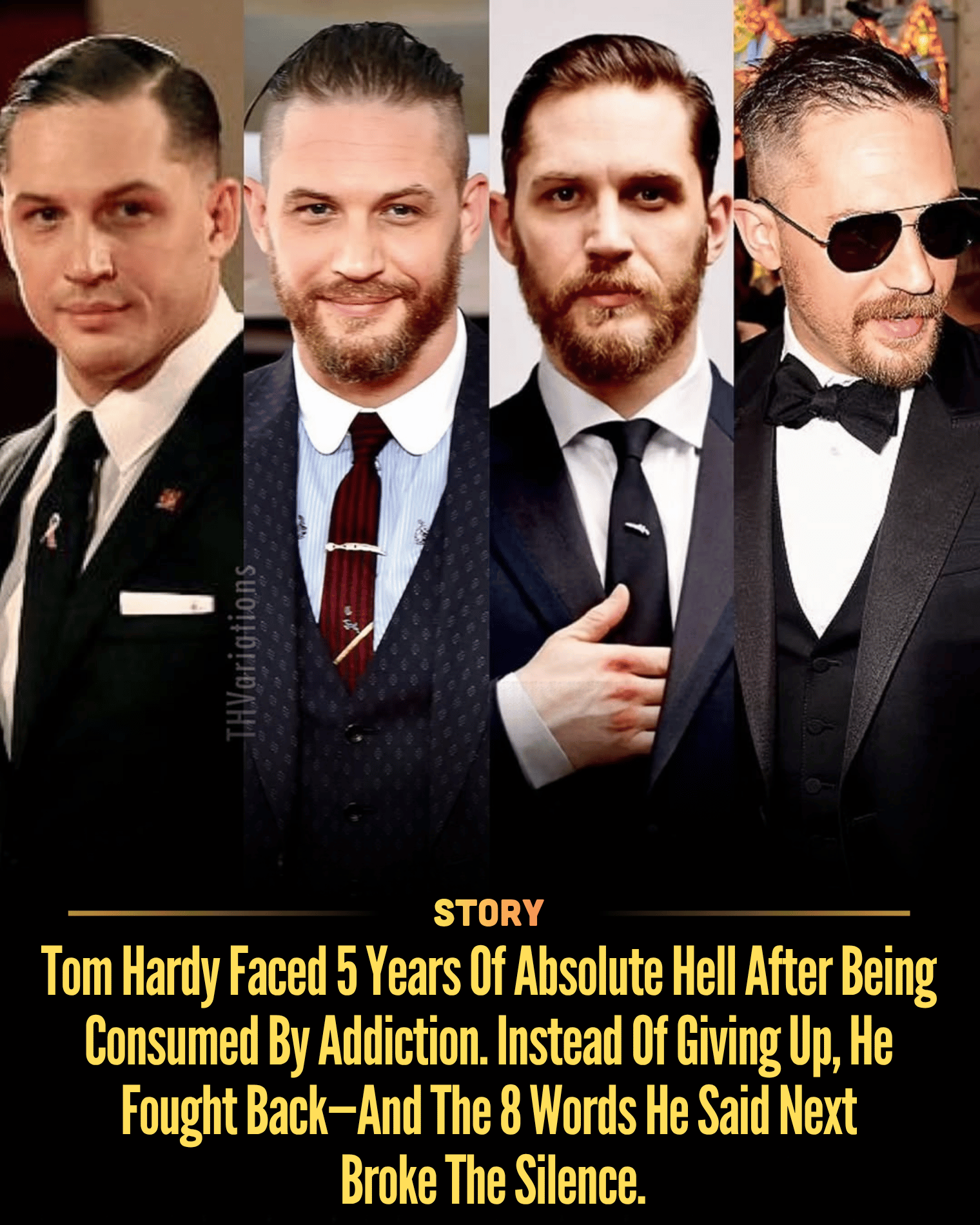 Tom Hardy Faced 5 Years Of Absolute Hell After Being Consumed By Addiction. Instead Of Giving Up, He Fought Back—And The 8 Words He Said Next Broke The Silence.
