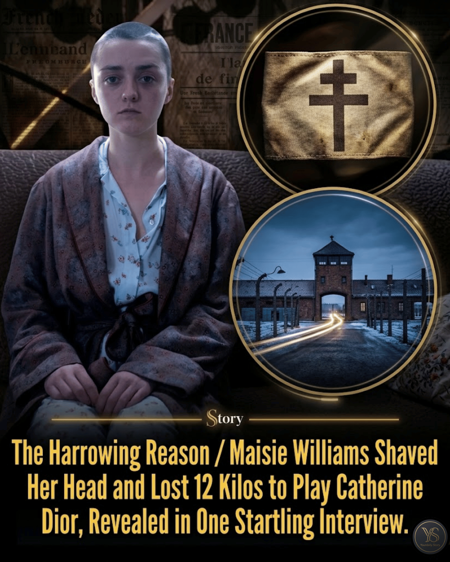 The Harrowing Reason Maisie Williams Shaved Her Head and Lost 12 Kilos to Play Catherine Dior, Revealed in One Startling Interview.