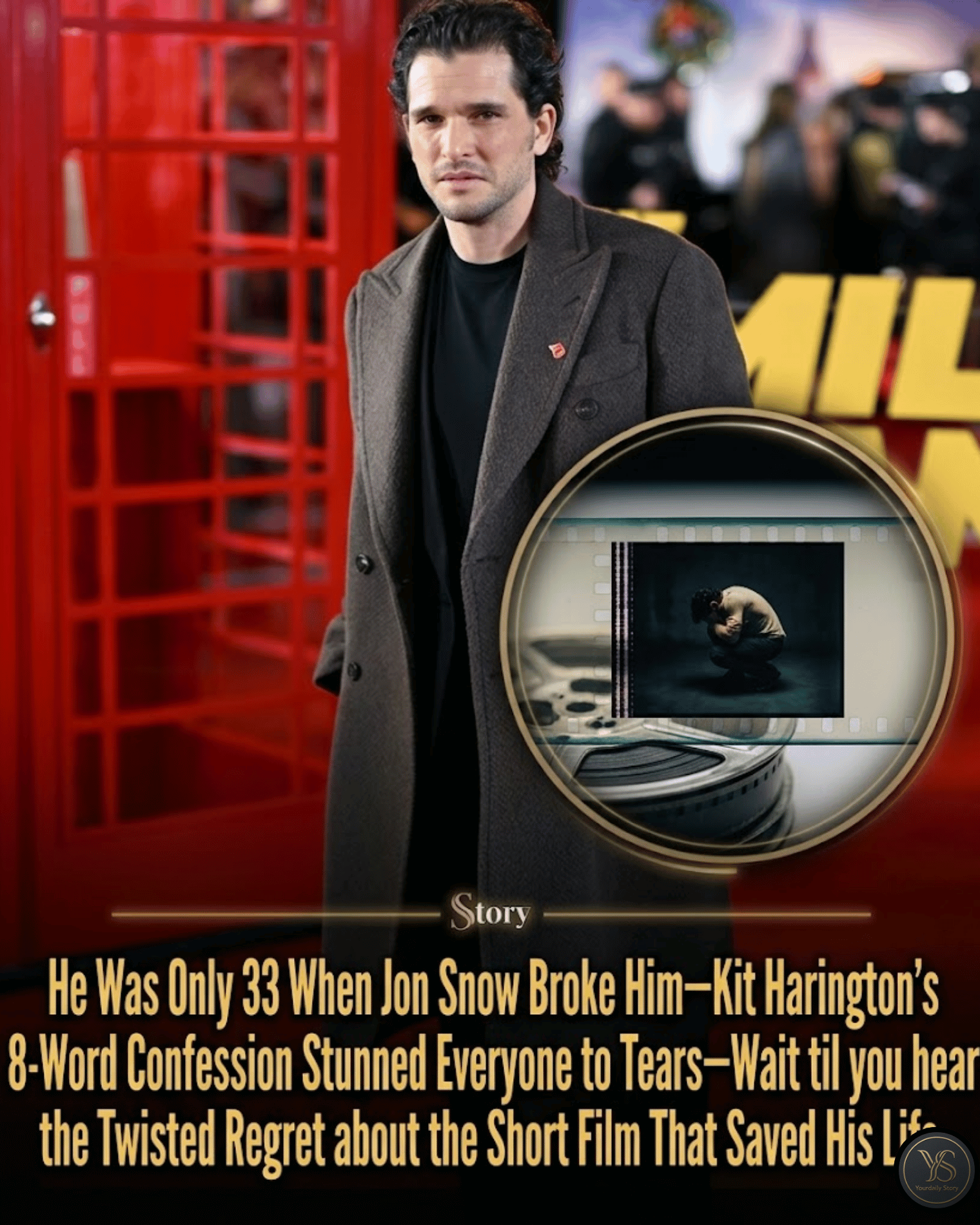 He Was Only 33 When Jon Snow Broke Him—Kit Harington’s 8-Word Confession Stunned Everyone to Tears—Wait til you hear the Twisted Regret about the Short Film That Saved His Life.