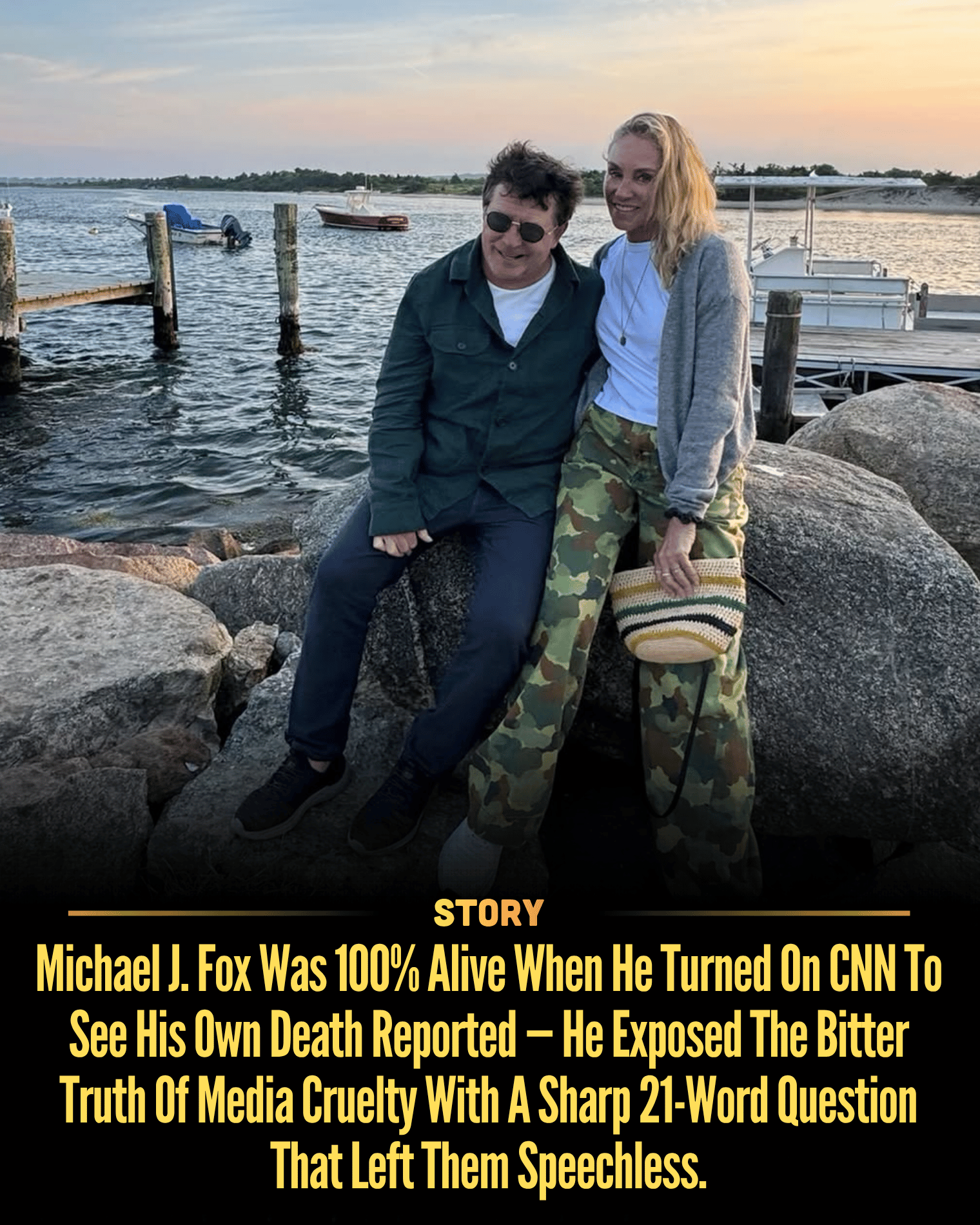 Michael J. Fox Was 100% Alive When He Turned On CNN To See His Own Death Reported — He Exposed The Bitter Truth Of Media Cruelty With A Sharp 21-Word Question That Left Them Speechless.