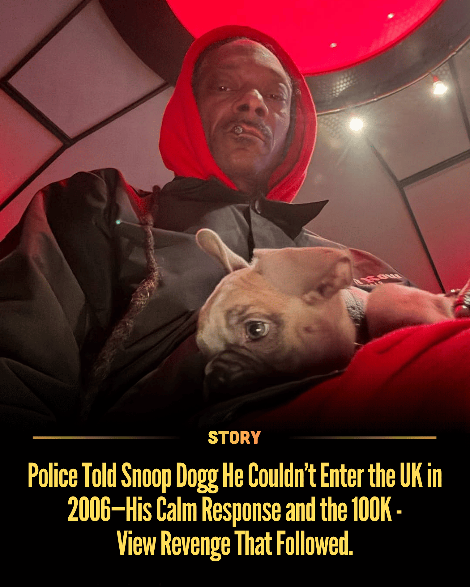 Police Told Snoop Dogg He Couldn’t Enter the UK in 2006—His Calm Response and the 100K-View Revenge That Followed.