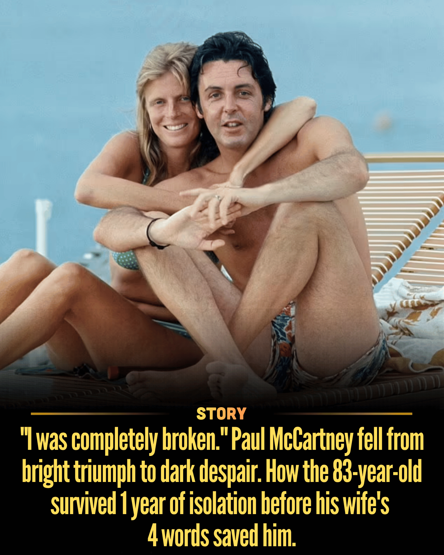 “I was completely broken.” Paul McCartney fell from bright triumph to dark despair. How the 83-year-old survived 1 year of isolation before his wife’s 4 words saved him.