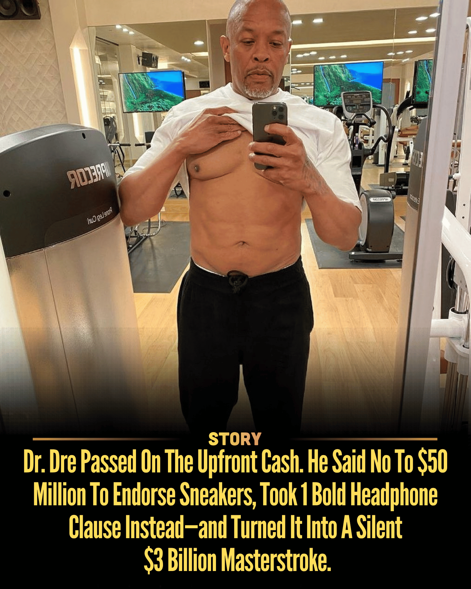Dr. Dre Passed On The Upfront Cash. He Said No To $50 Million To Endorse Sneakers, Took 1 Bold Headphone Clause Instead—and Turned It Into A Silent $3 Billion Masterstroke.