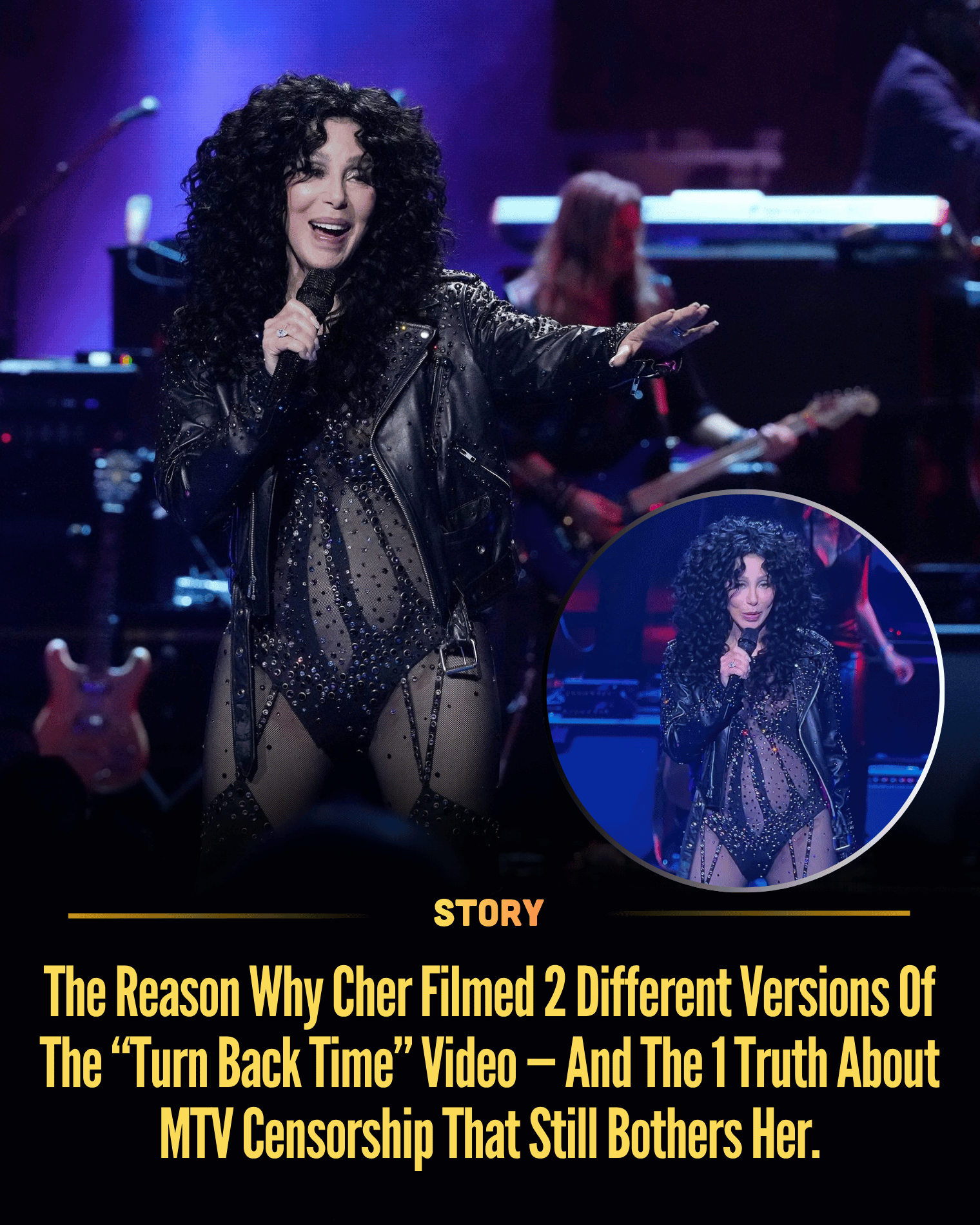 The Reason Why Cher Filmed 2 Different Versions Of The “Turn Back Time” Video — And The 1 Truth About MTV Censorship That Still Bothers Her. Cher is confronting a moment that nearly derailed one of her most iconic eras as a daring music video sparks outrage behind the scenes. What begins as bold artistic expression quickly turns into a battle over control and censorship, forcing a shocking compromise that only fuels the controversy and transforms the video into pure pop legend. [Read More]