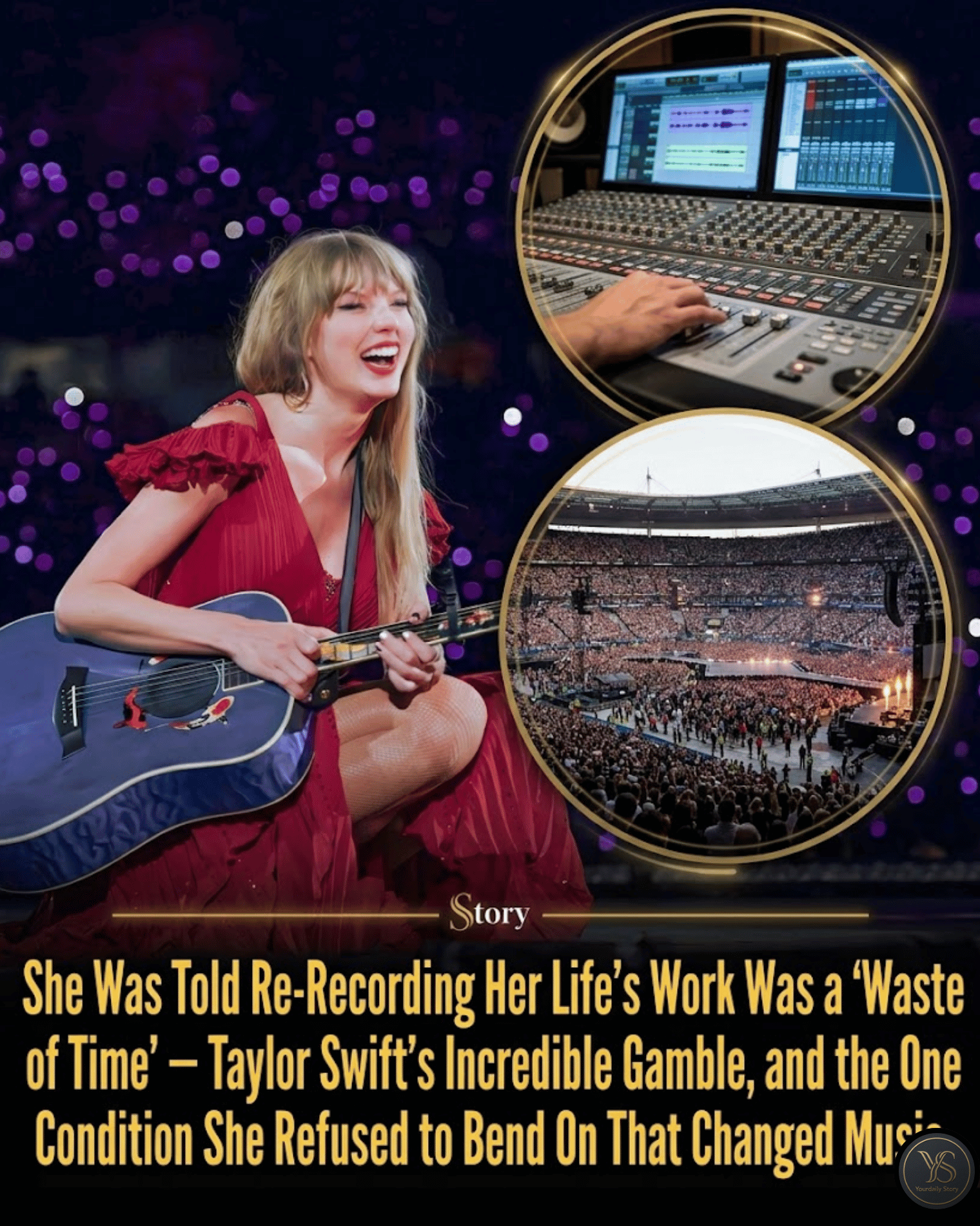 She Was Told Re-Recording Her Life’s Work Was a “Waste of Time” — Taylor Swift’s Incredible Gamble, and the One Condition She Refused to Bend On That Changed Music.