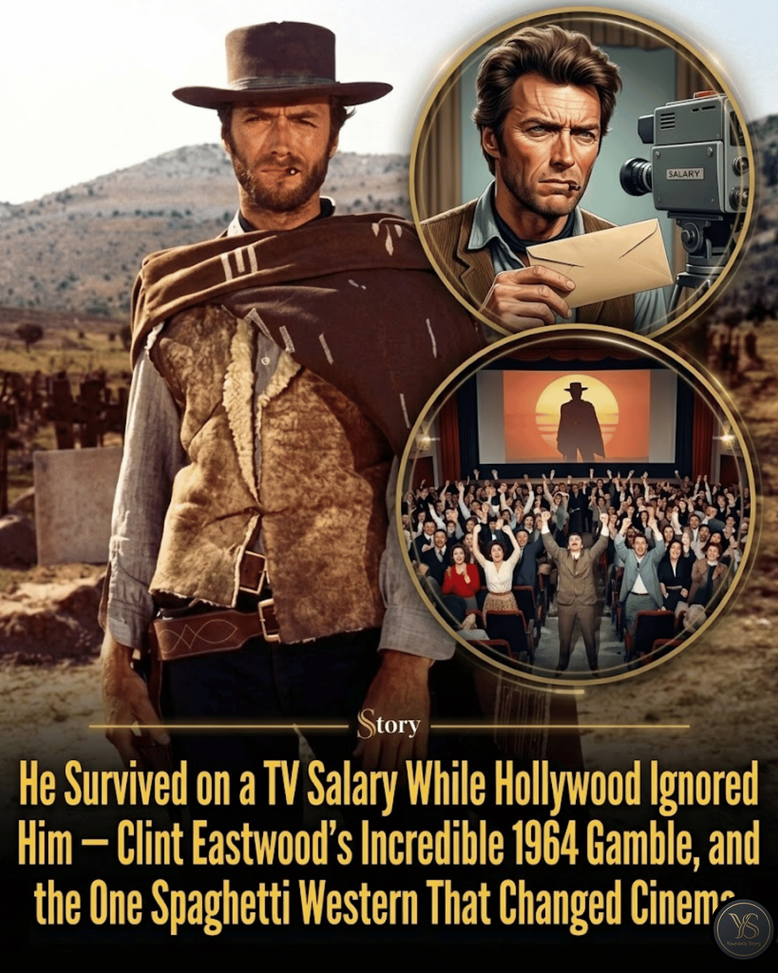 He Survived on a TV Salary While Hollywood Ignored Him — Clint Eastwood’s Incredible 1964 Gamble, and the One Spaghetti Western That Changed Cinema.