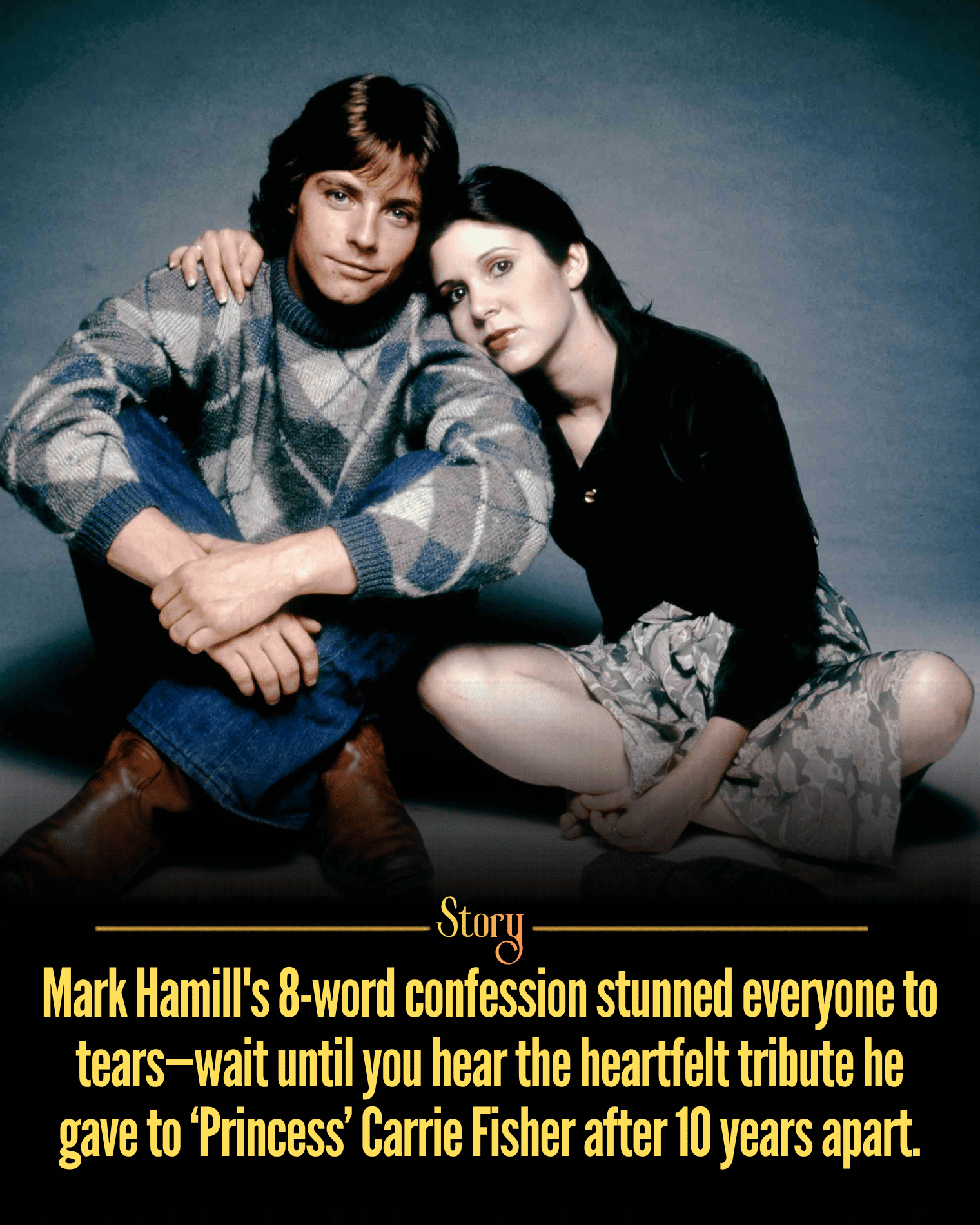 Mark Hamill’s 8-word confession stunned everyone to tears—wait until you hear the heartfelt tribute he gave to ‘Princess’ Carrie Fisher after 10 years apart.