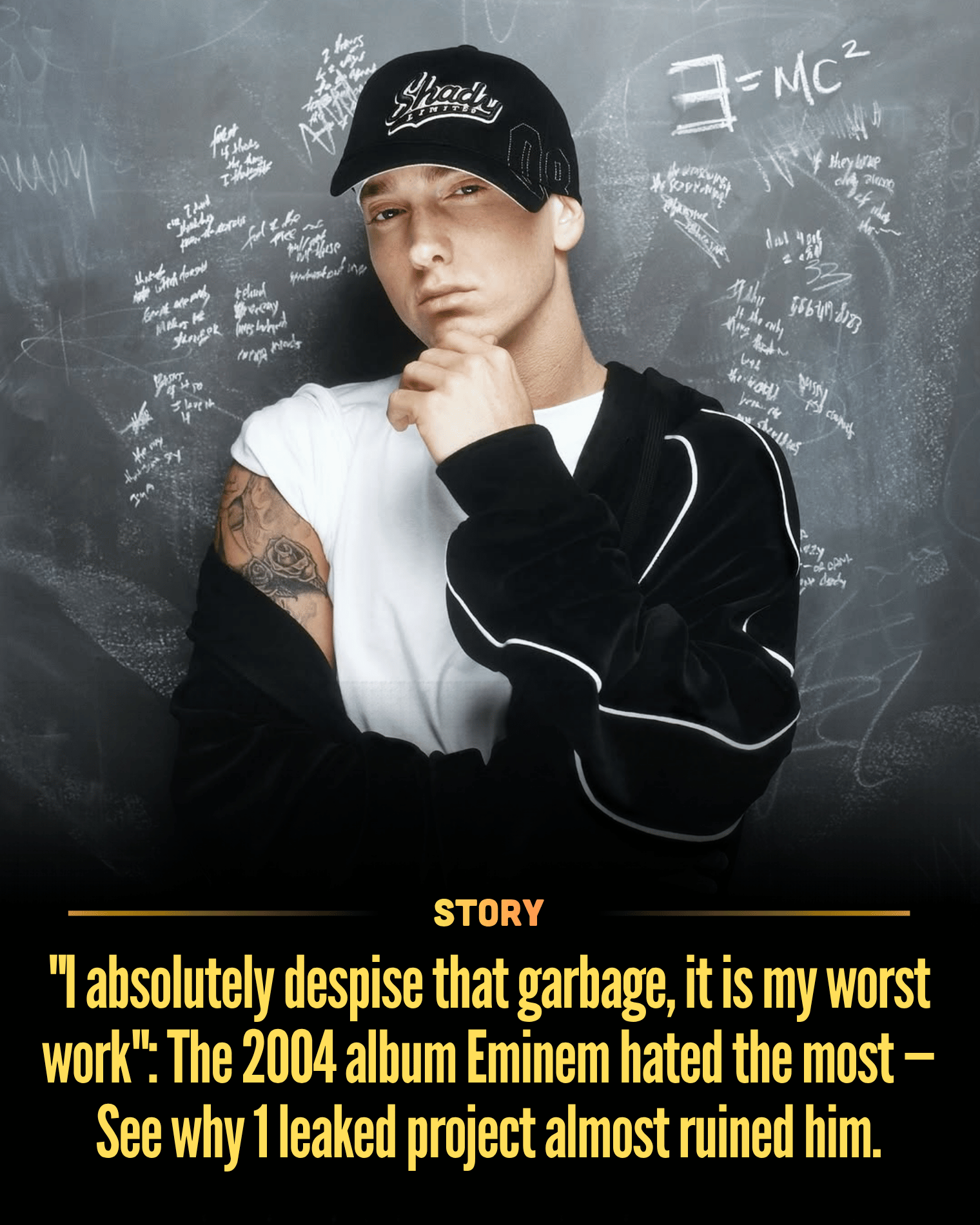 “I absolutely despise that garbage, it is my worst work”: The 2004 album Eminem hated the most — See why 1 leaked project almost ruined him.