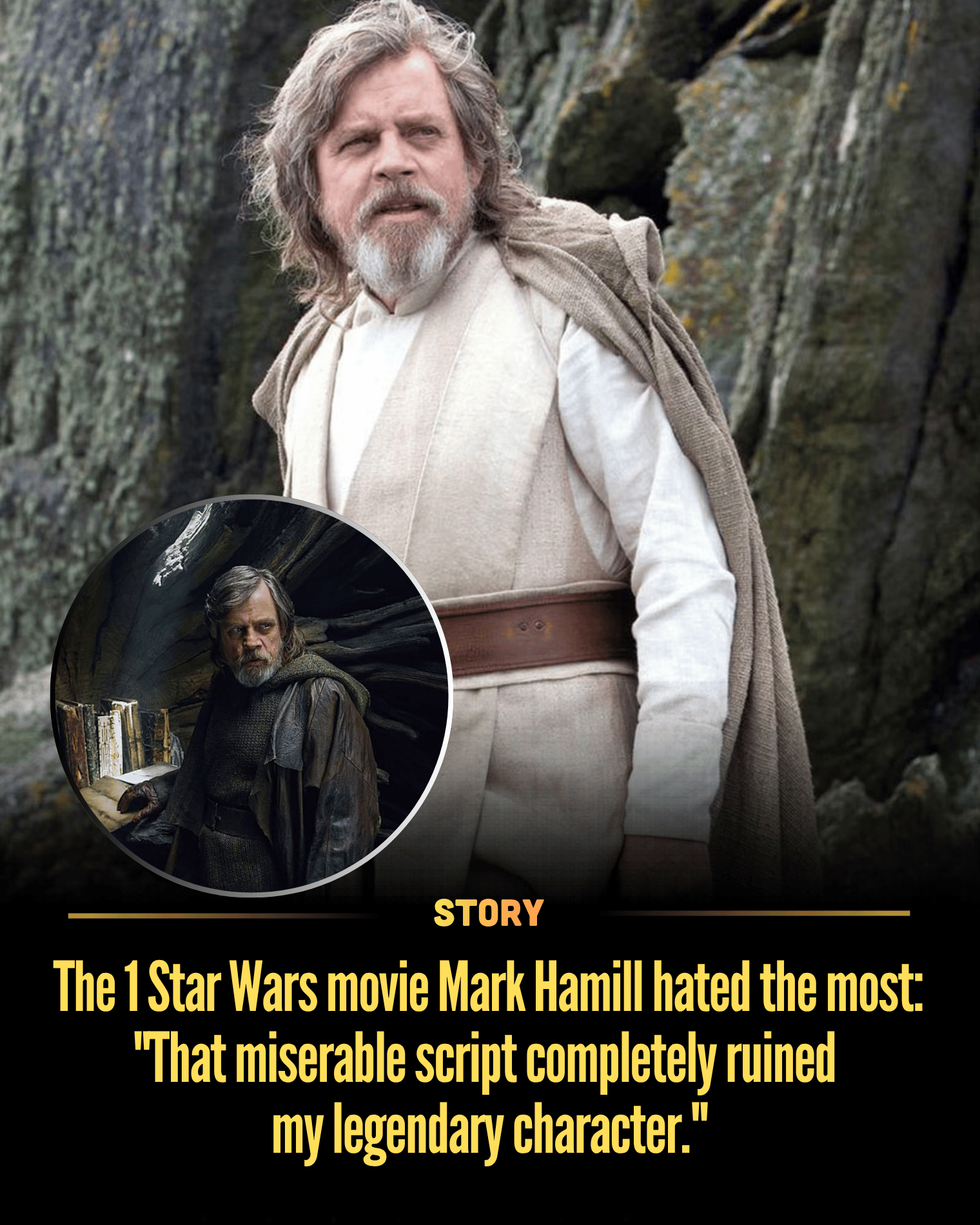 The 1 Star Wars movie Mark Hamill hated the most: “That miserable script completely ruined my legendary character.”